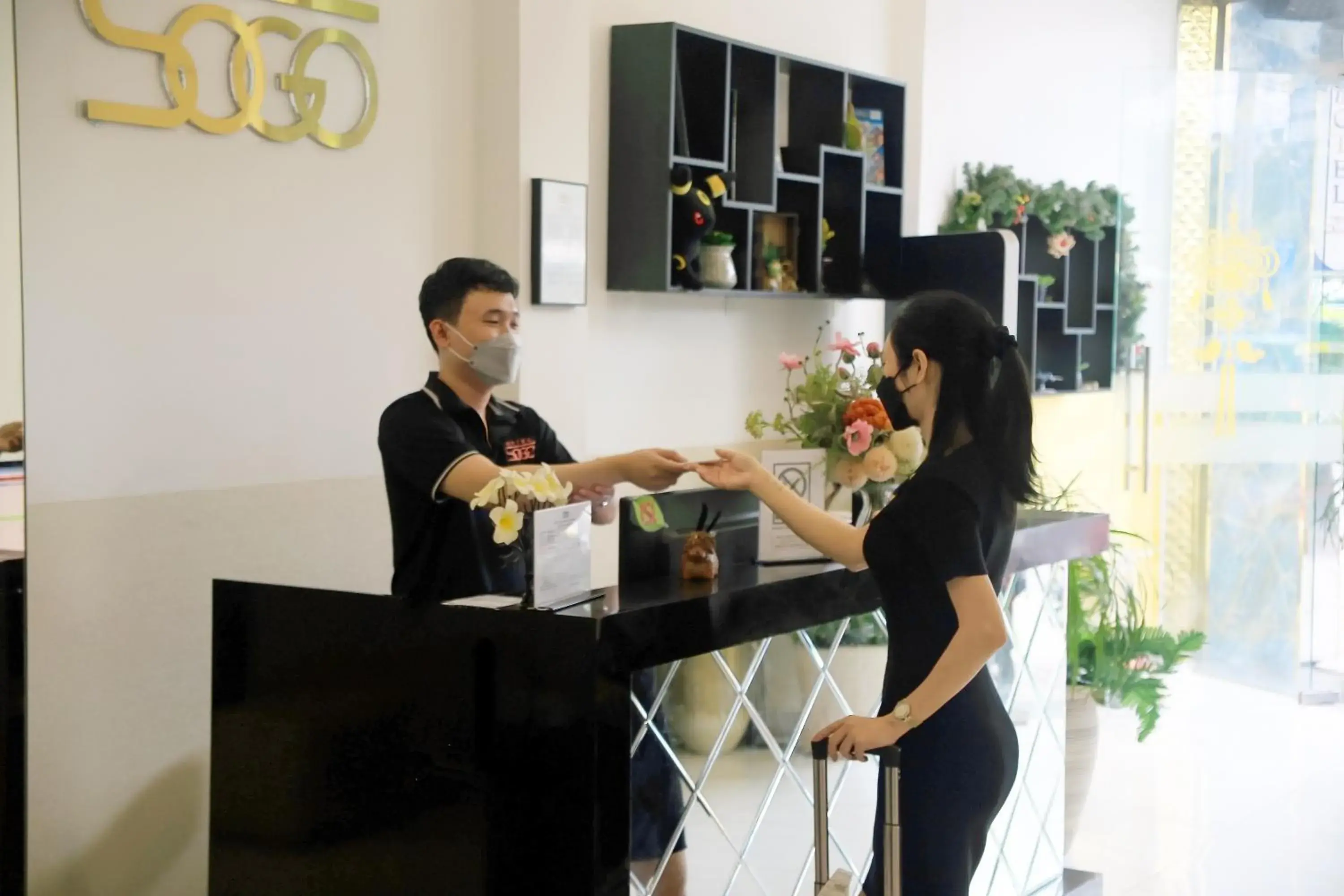 Lobby or reception in Sogo Hotel Saigon Lobby or reception in Sogo Hotel Saigon