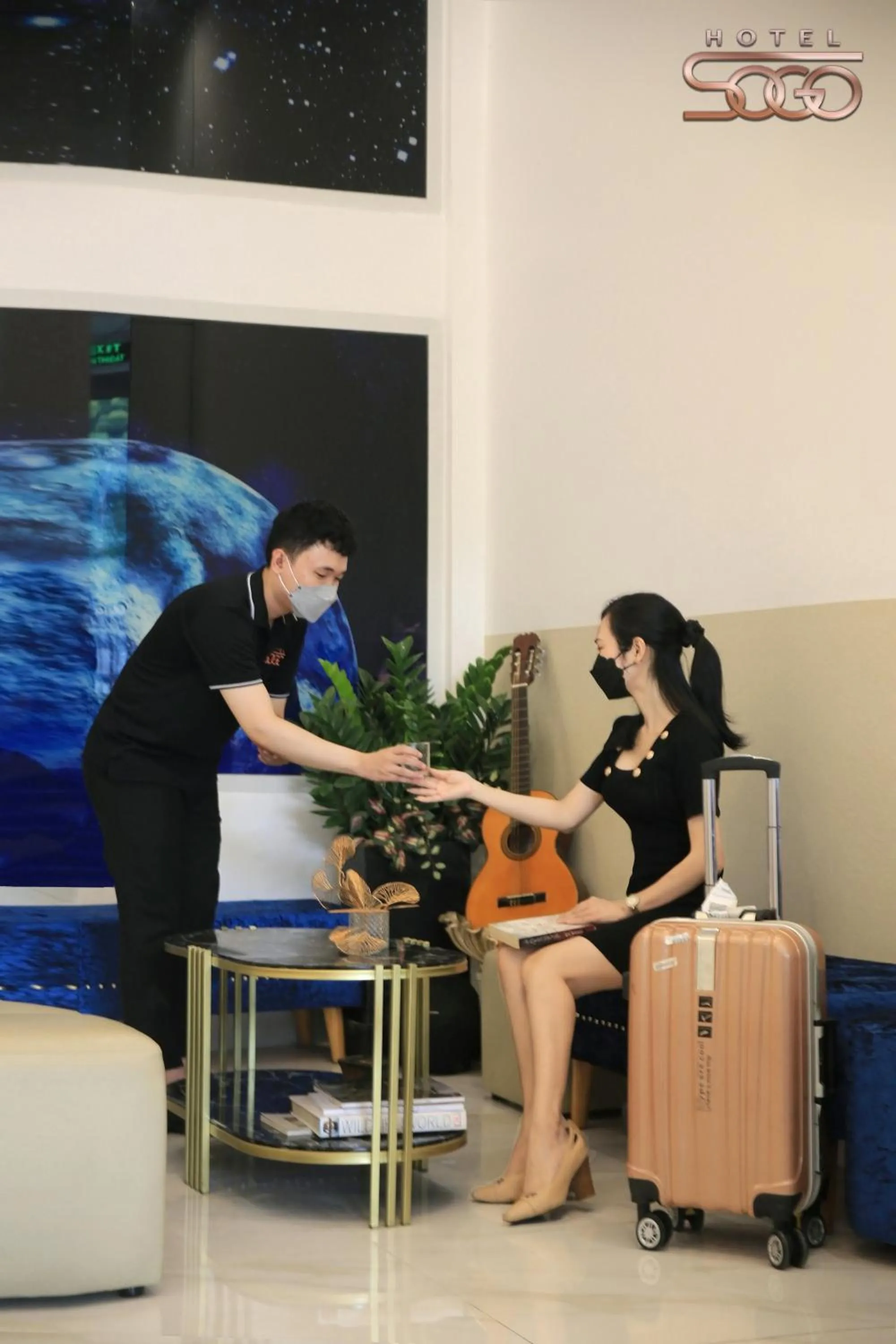 Lobby or reception in Sogo Hotel Saigon