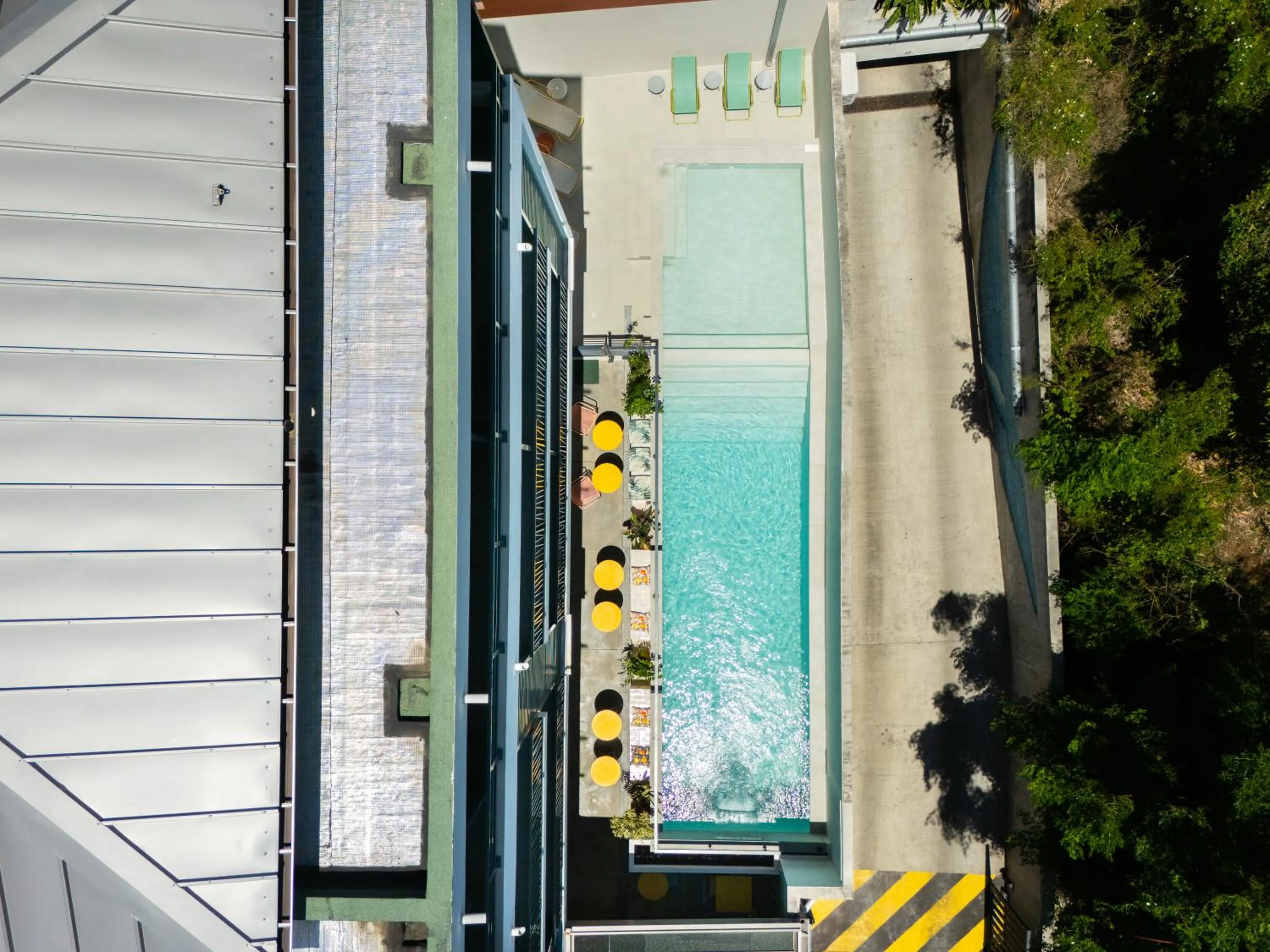 Pool view in HÔTEL LE TERRE SAINTE