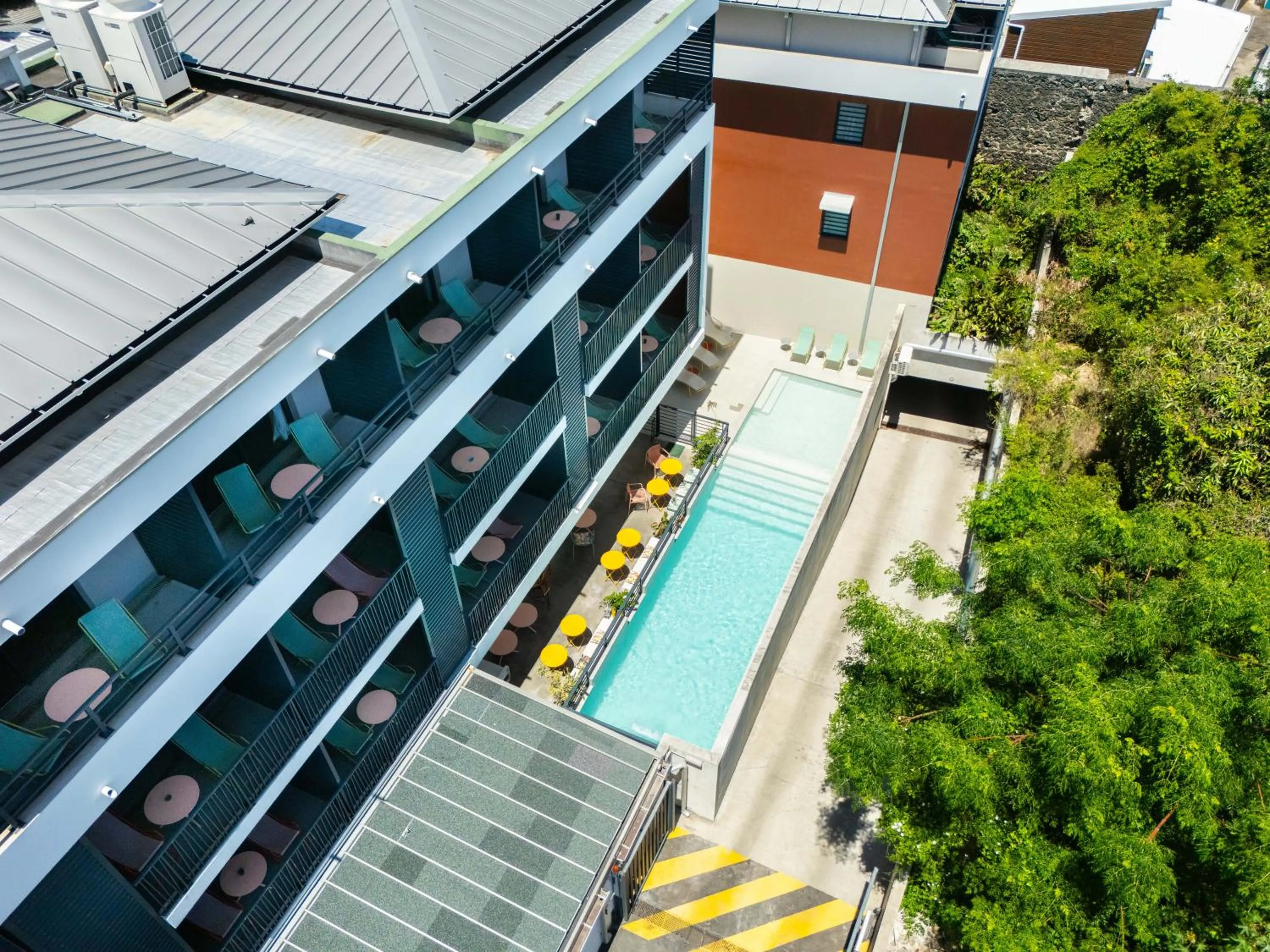 Pool view in HÔTEL LE TERRE SAINTE