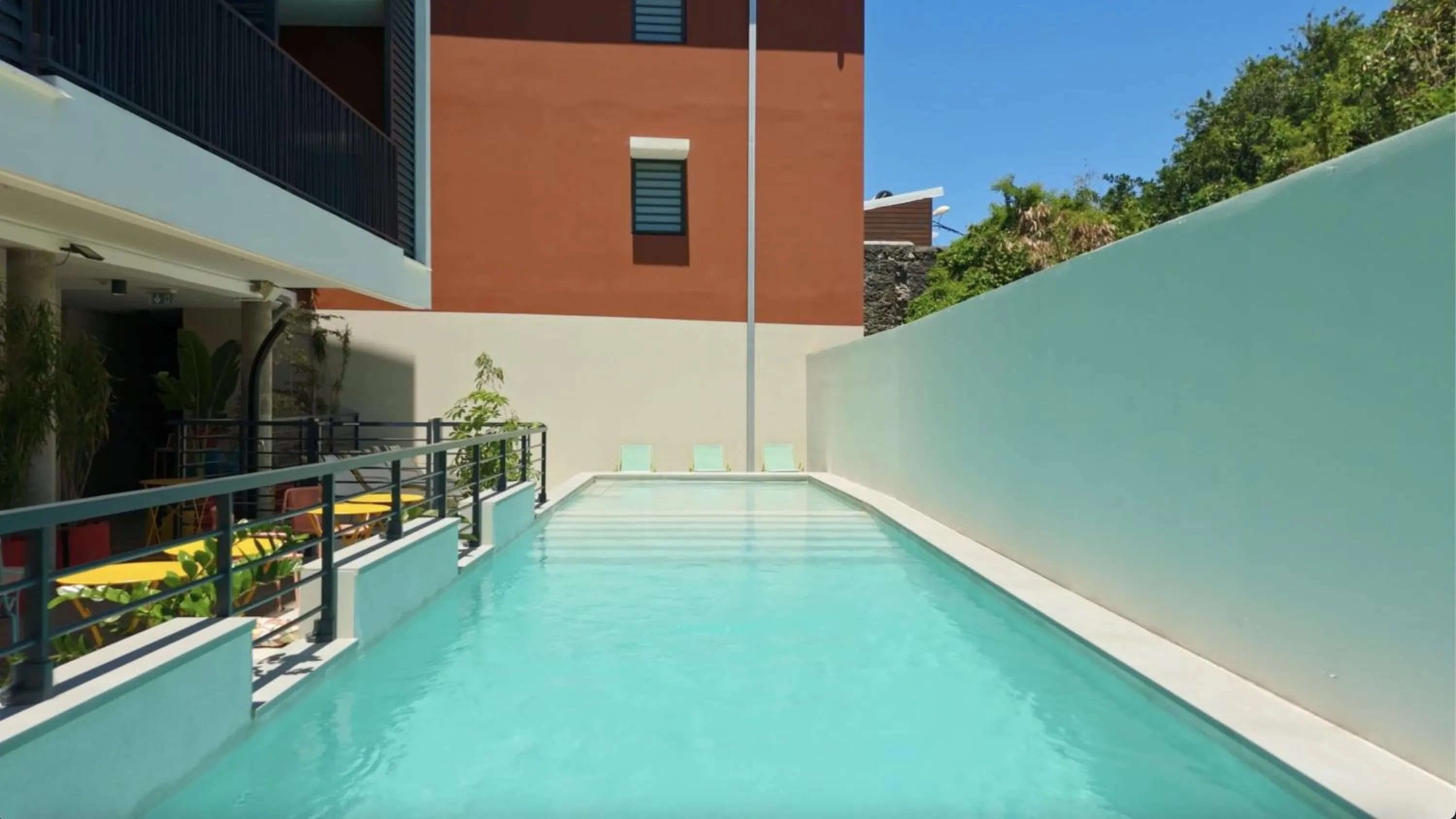 Pool view in HÔTEL LE TERRE SAINTE