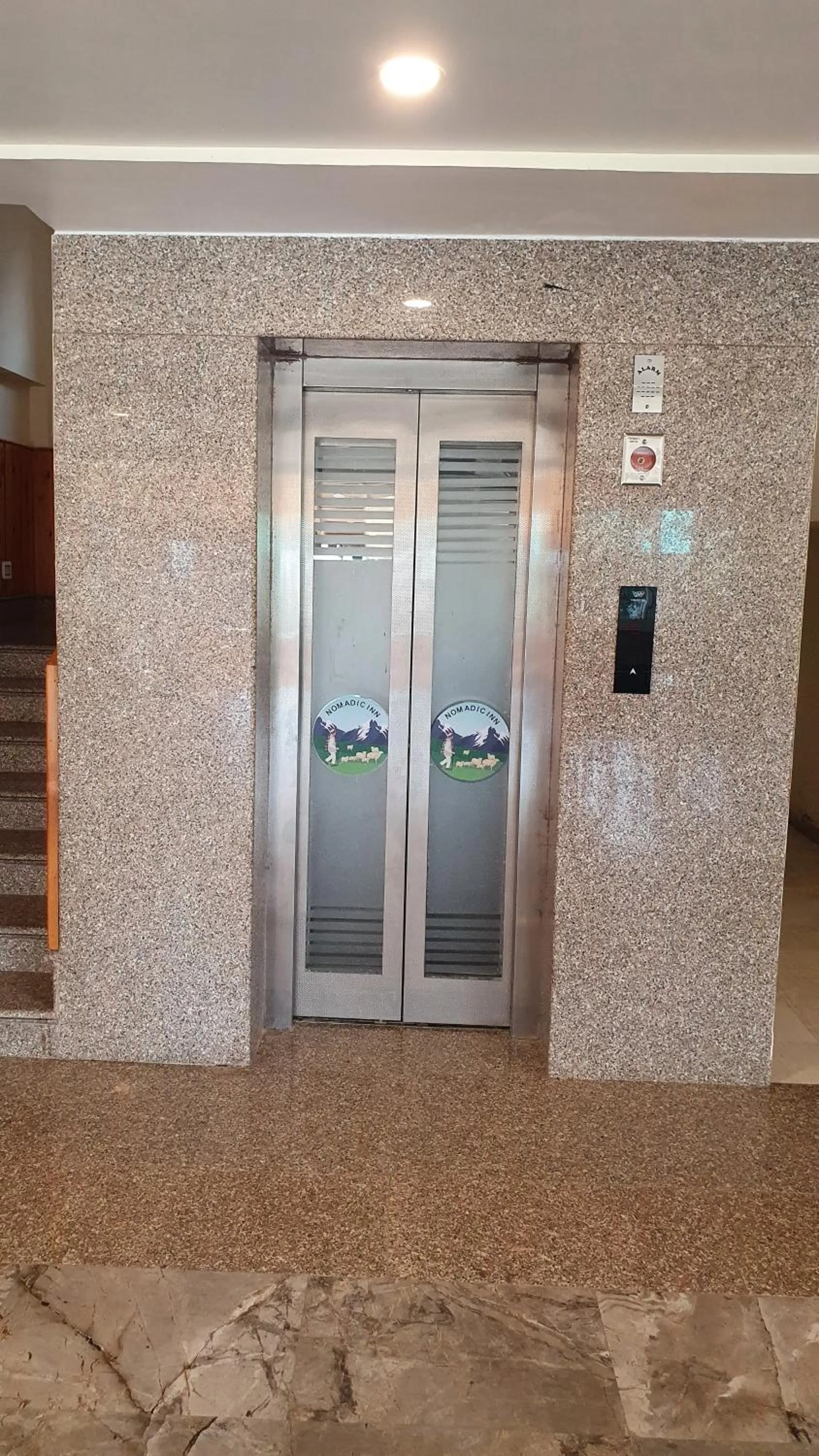 elevator in Nomadic Inn