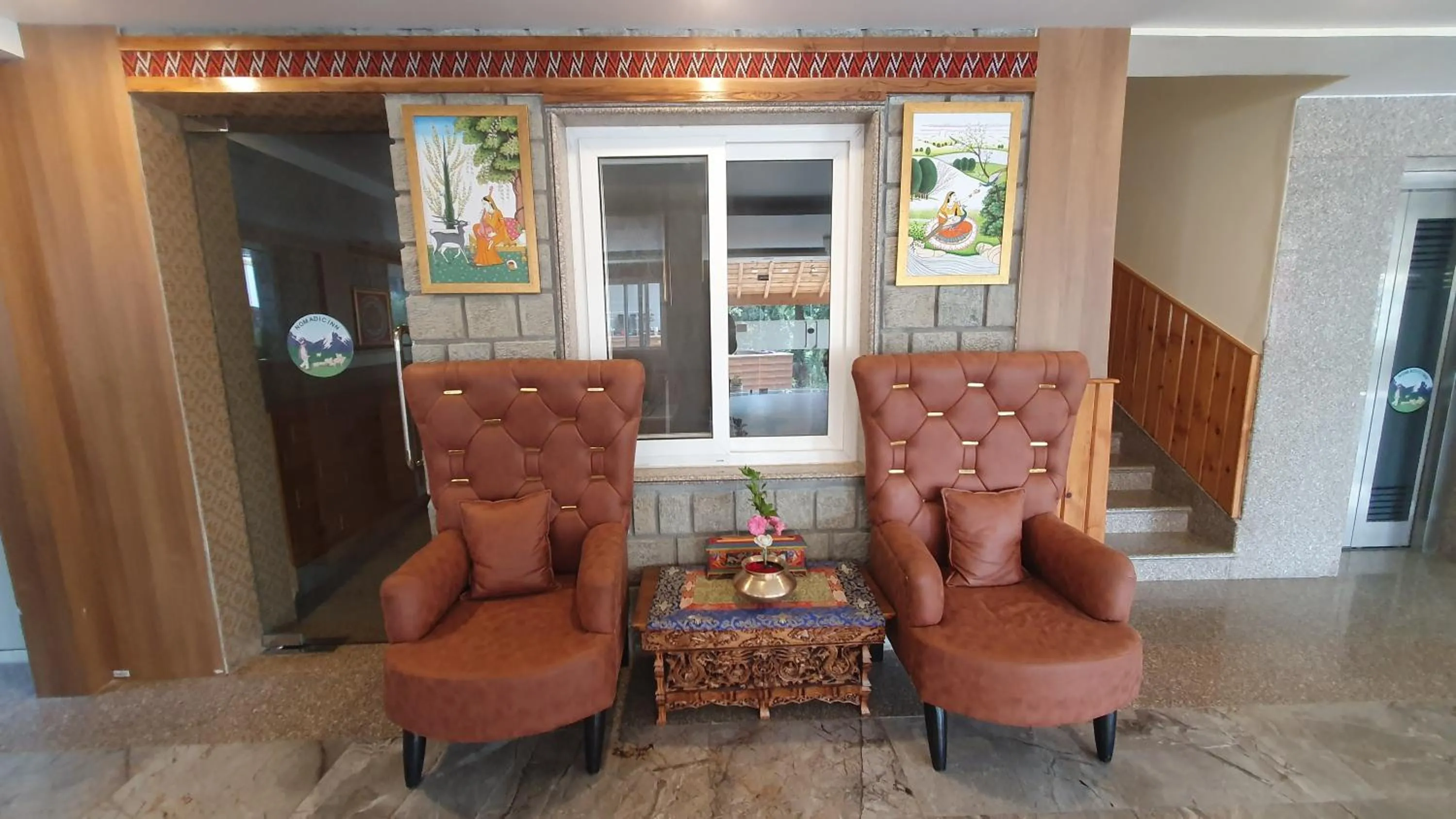 Lobby or reception in Nomadic Inn