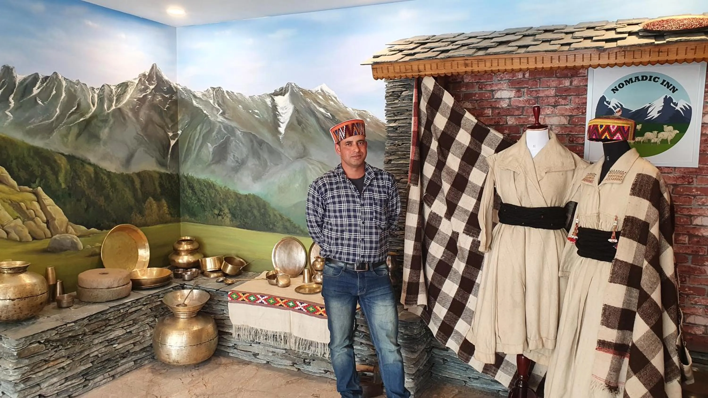 People in Nomadic Inn