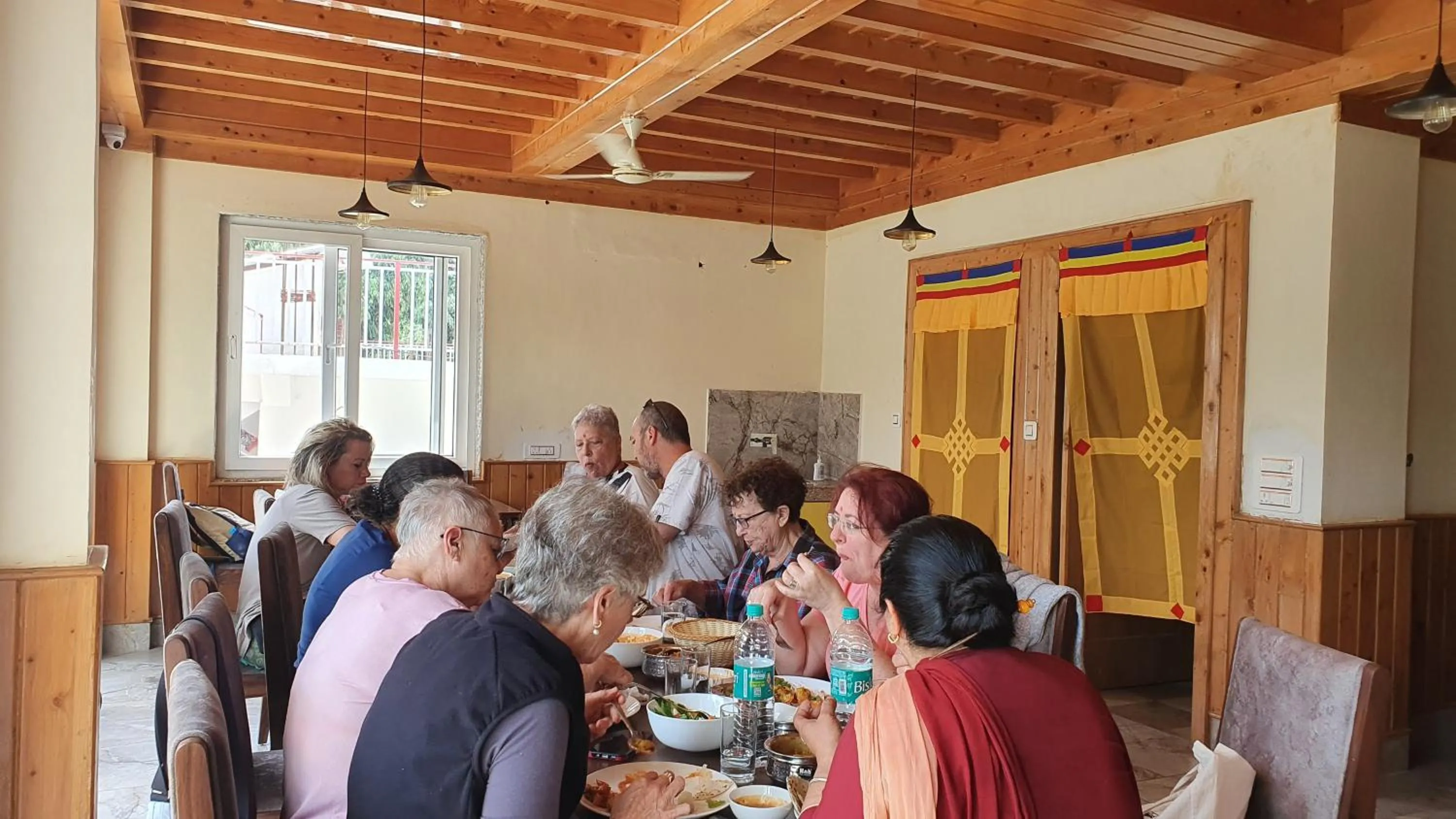 People in Nomadic Inn