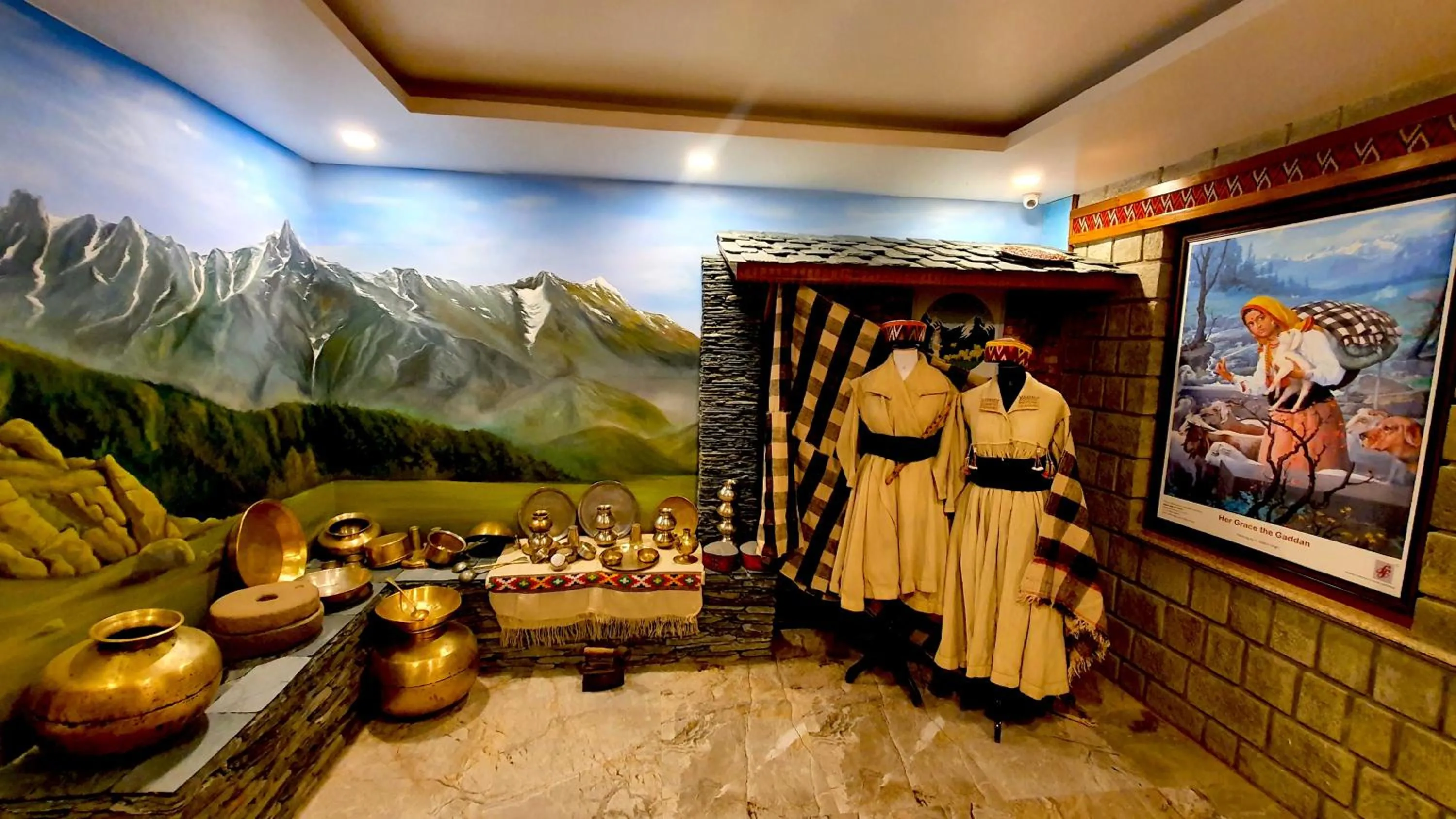 Decorative detail in Nomadic Inn