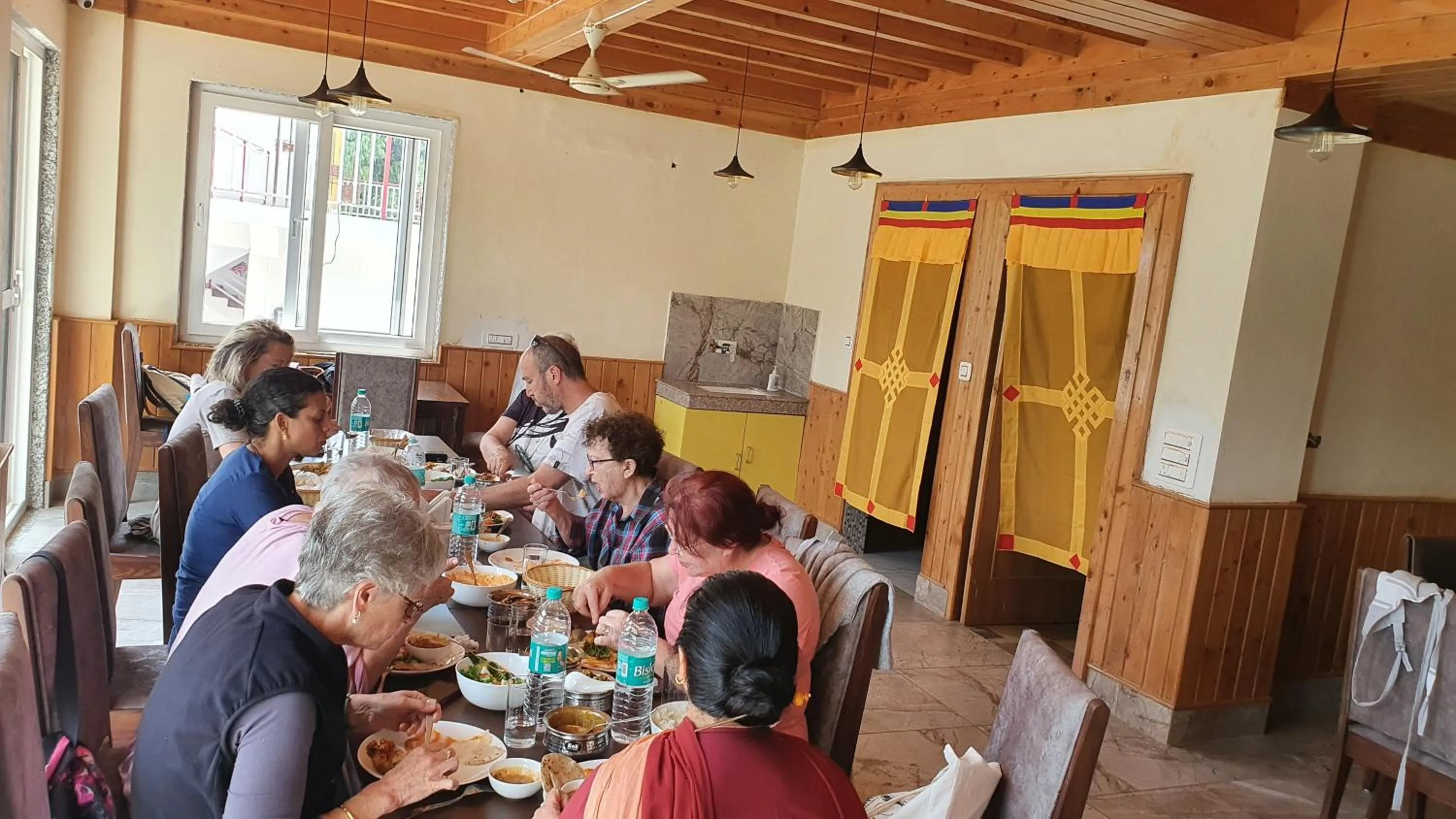 People in Nomadic Inn