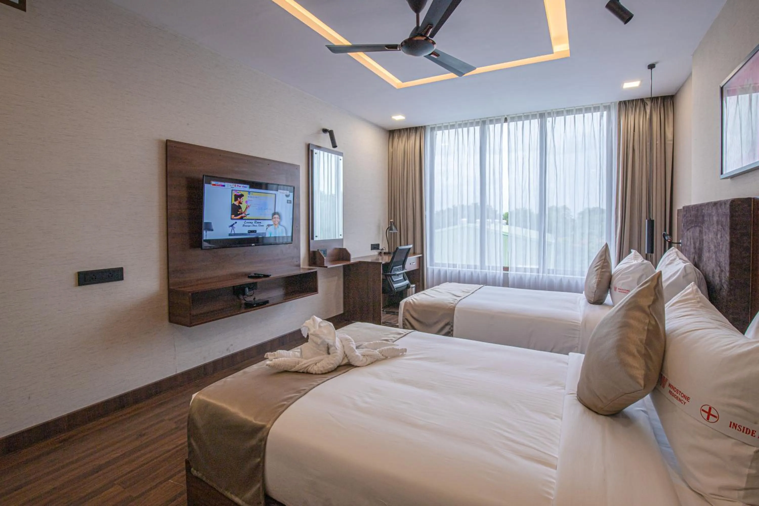 Bedroom, Bed in Windstone Residency