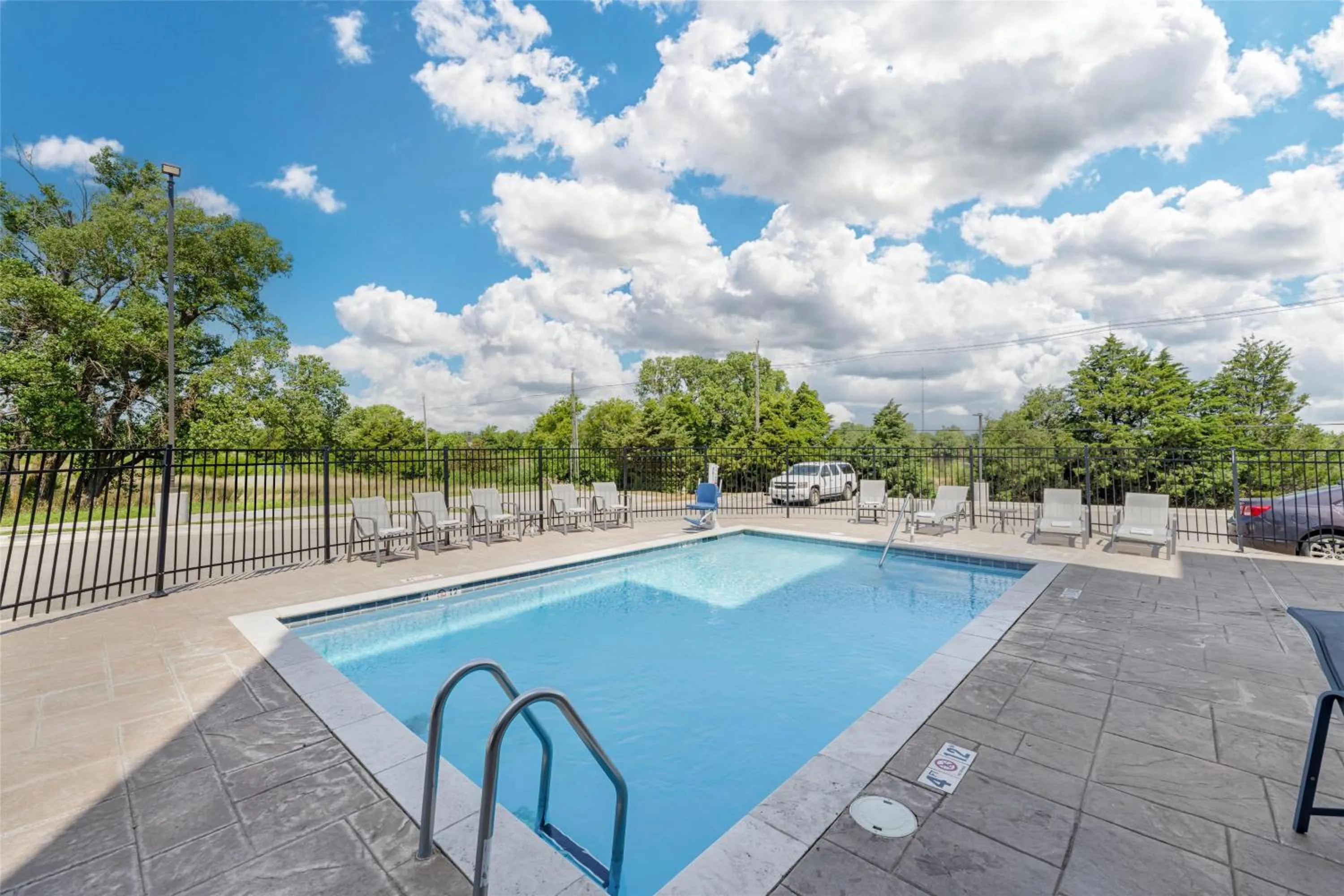 Pool view in Best Western Plus McPherson