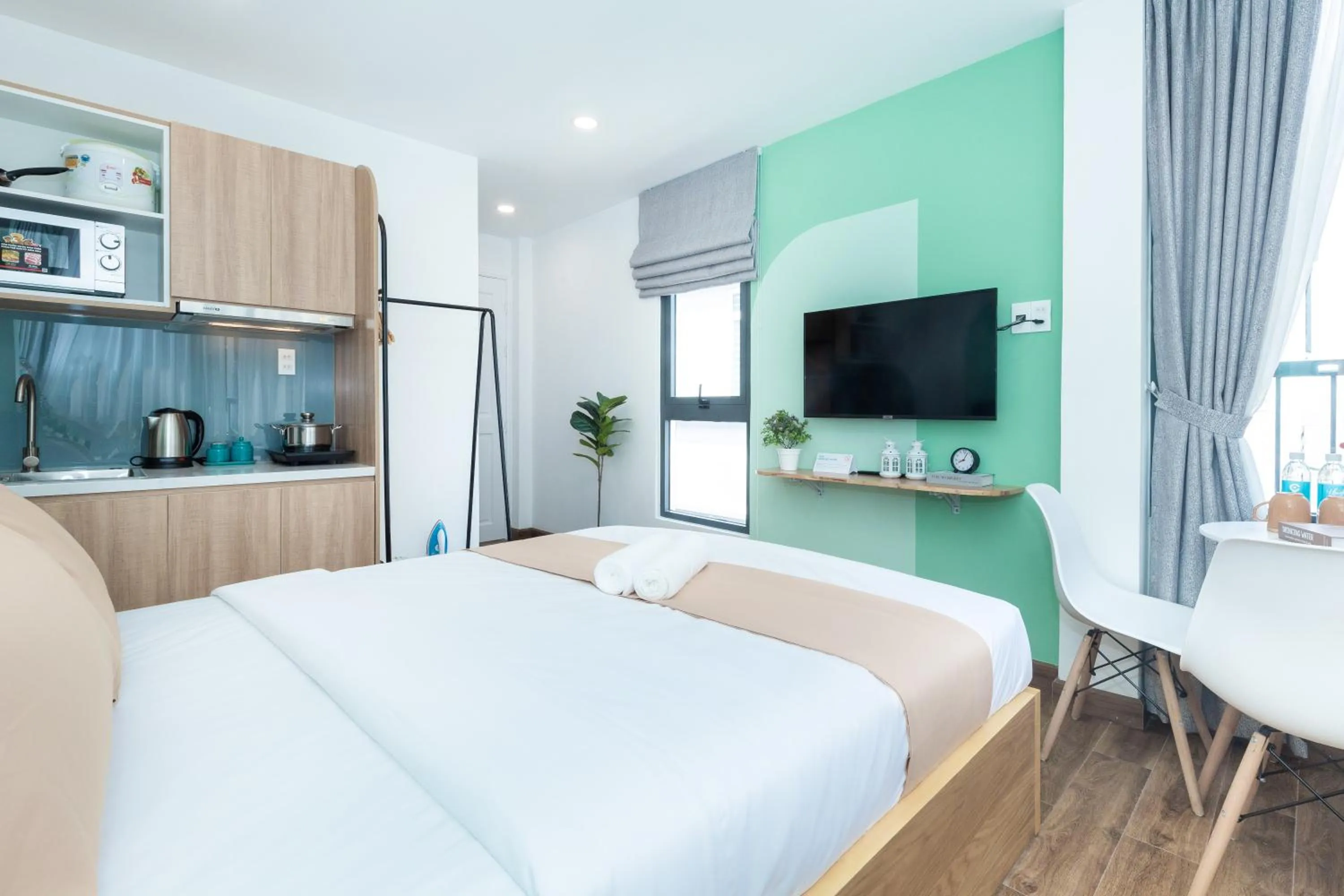 TV and multimedia, Bed in Cozrum Homes Charming Corner 2