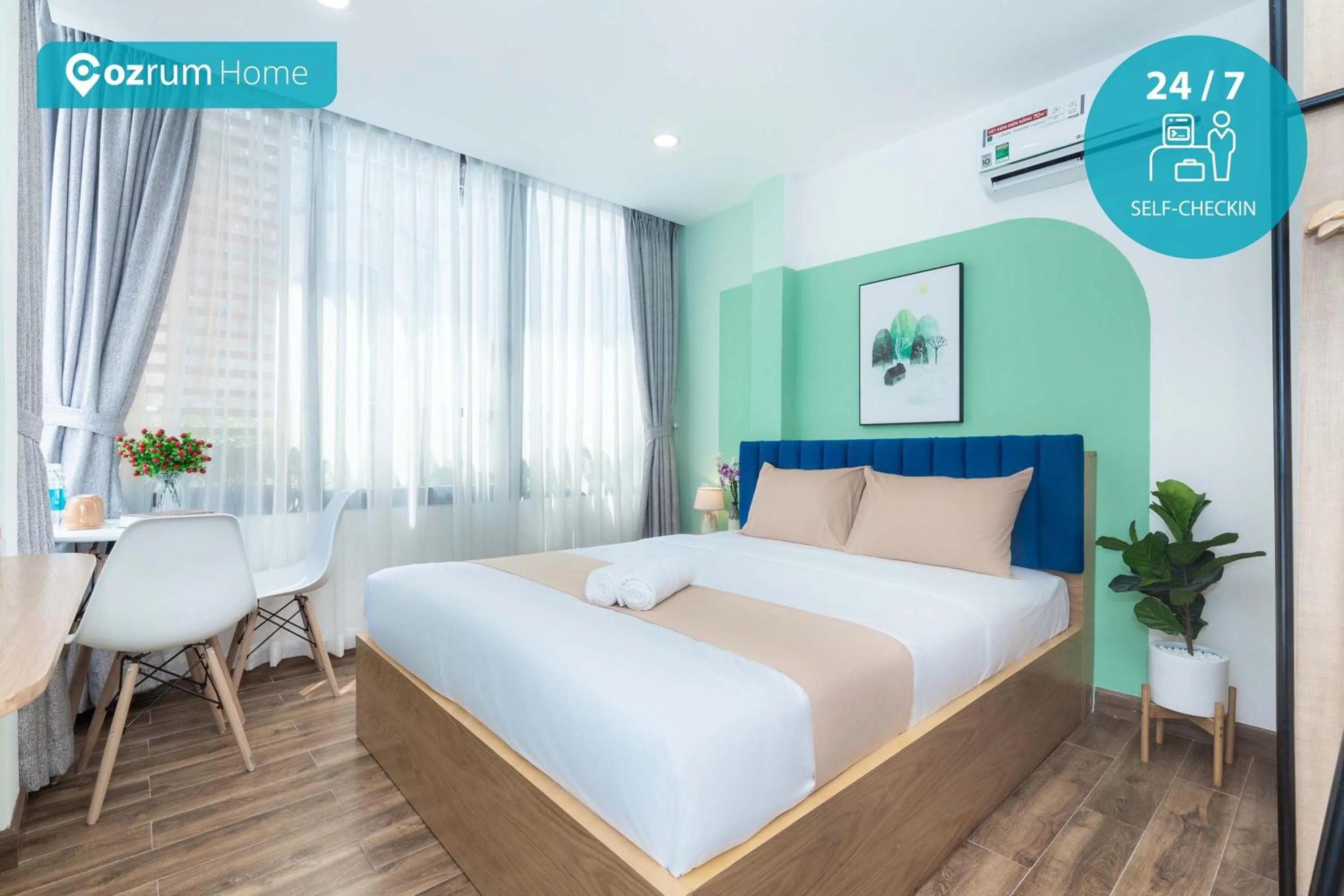 Bedroom, Bed in Cozrum Homes Charming Corner 2