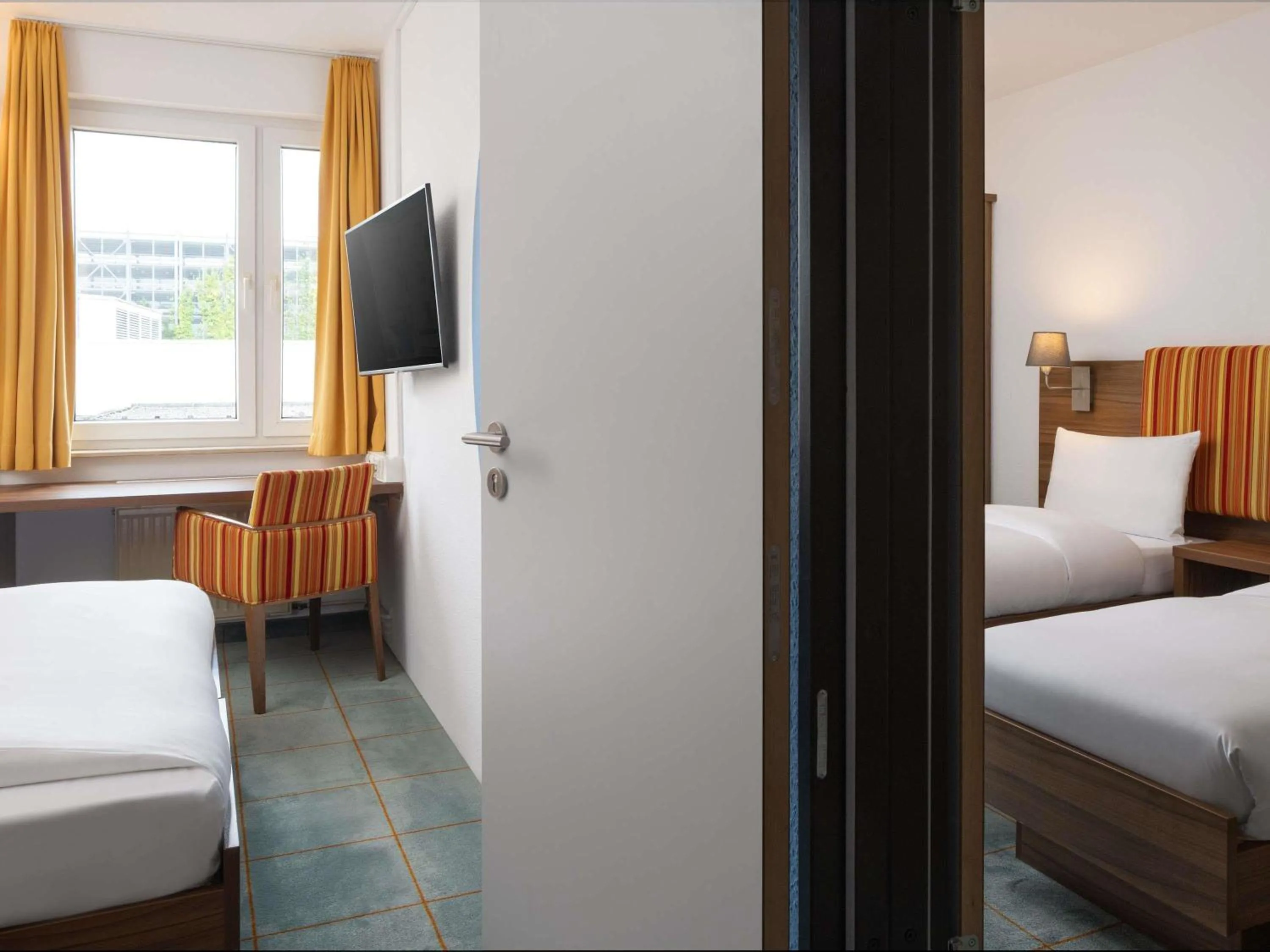 Bedroom, Bed in Greet hotel Darmstadt - an Accor hotel -