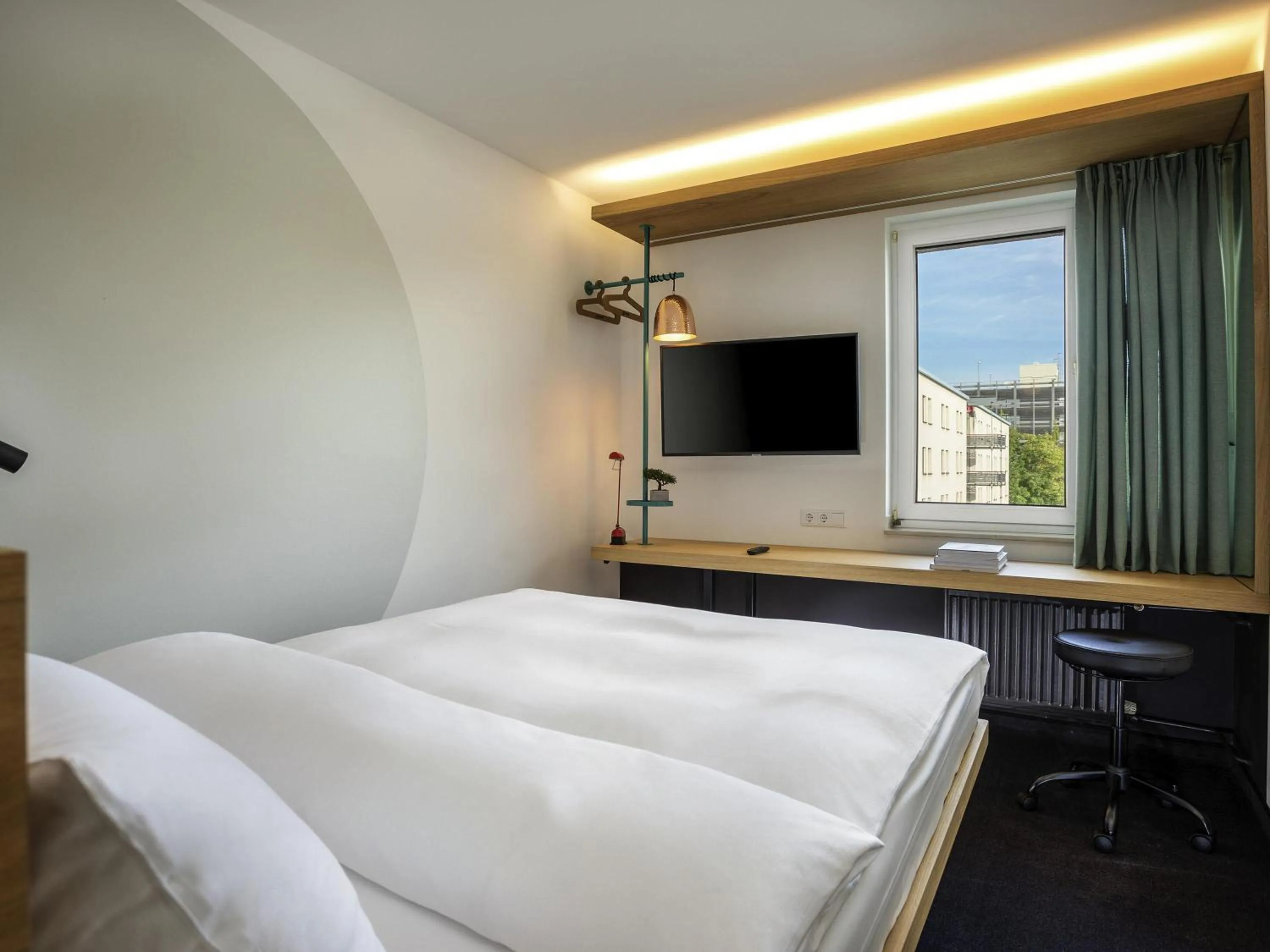 Bedroom, Bed in Greet hotel Darmstadt - an Accor hotel -
