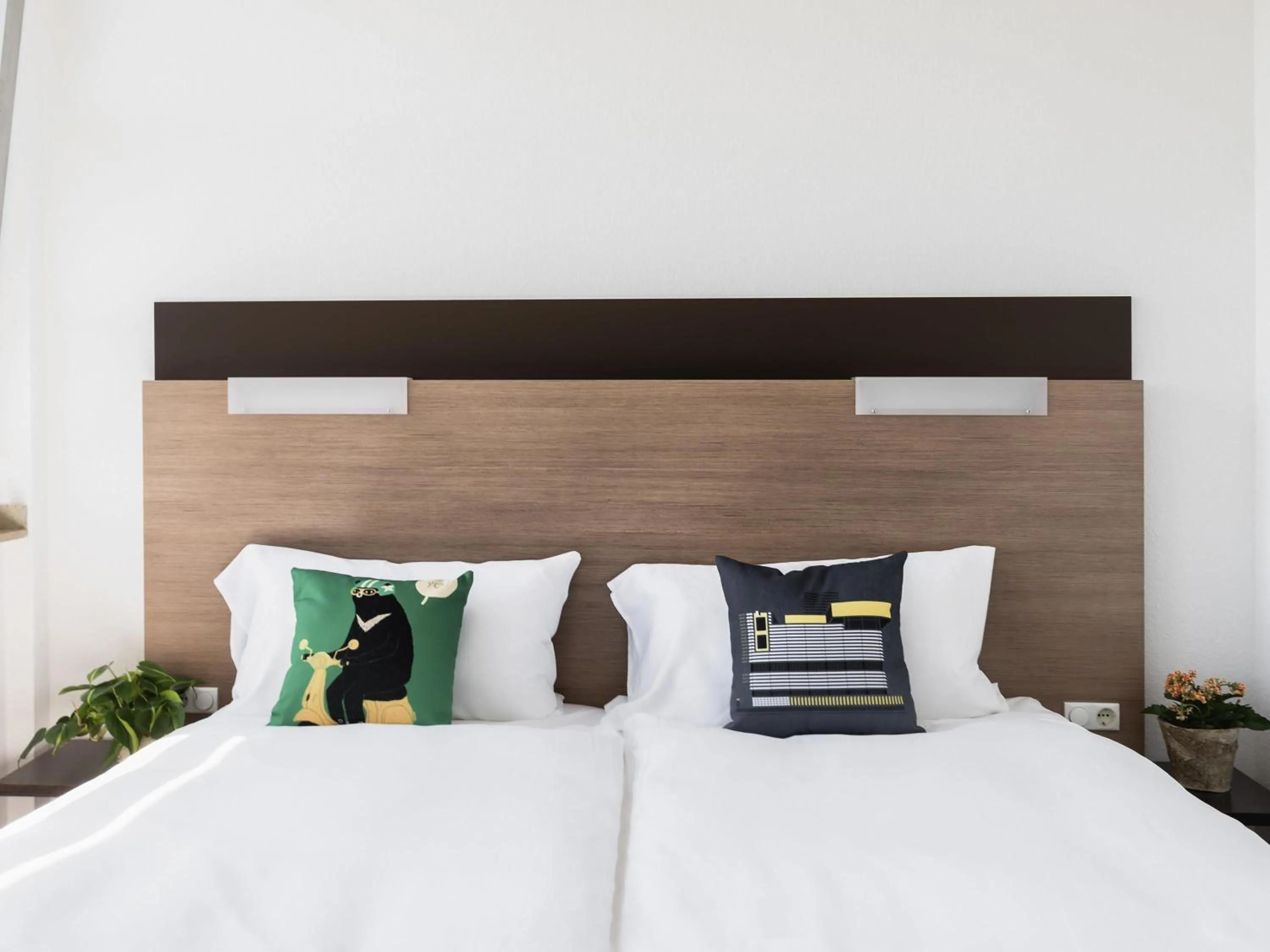 Bedroom, Bed in Greet hotel Darmstadt - an Accor hotel -