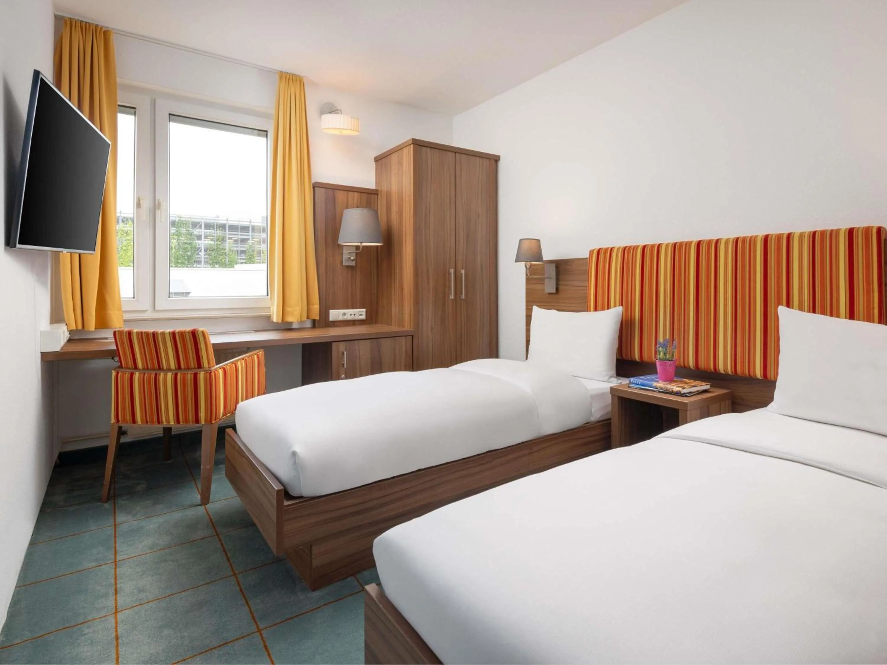 Bedroom, Bed in Greet hotel Darmstadt - an Accor hotel -