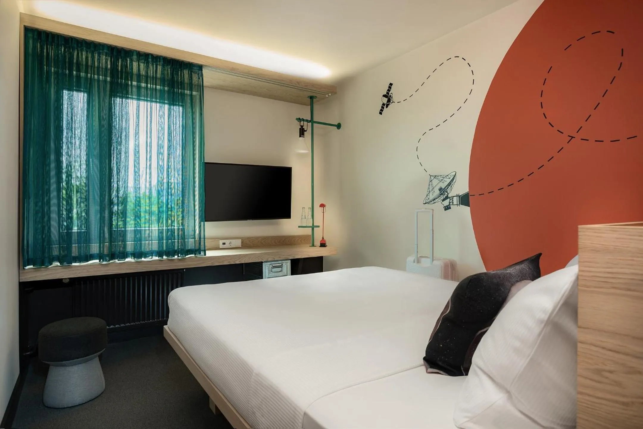 Bed in Greet hotel Darmstadt - an Accor hotel -