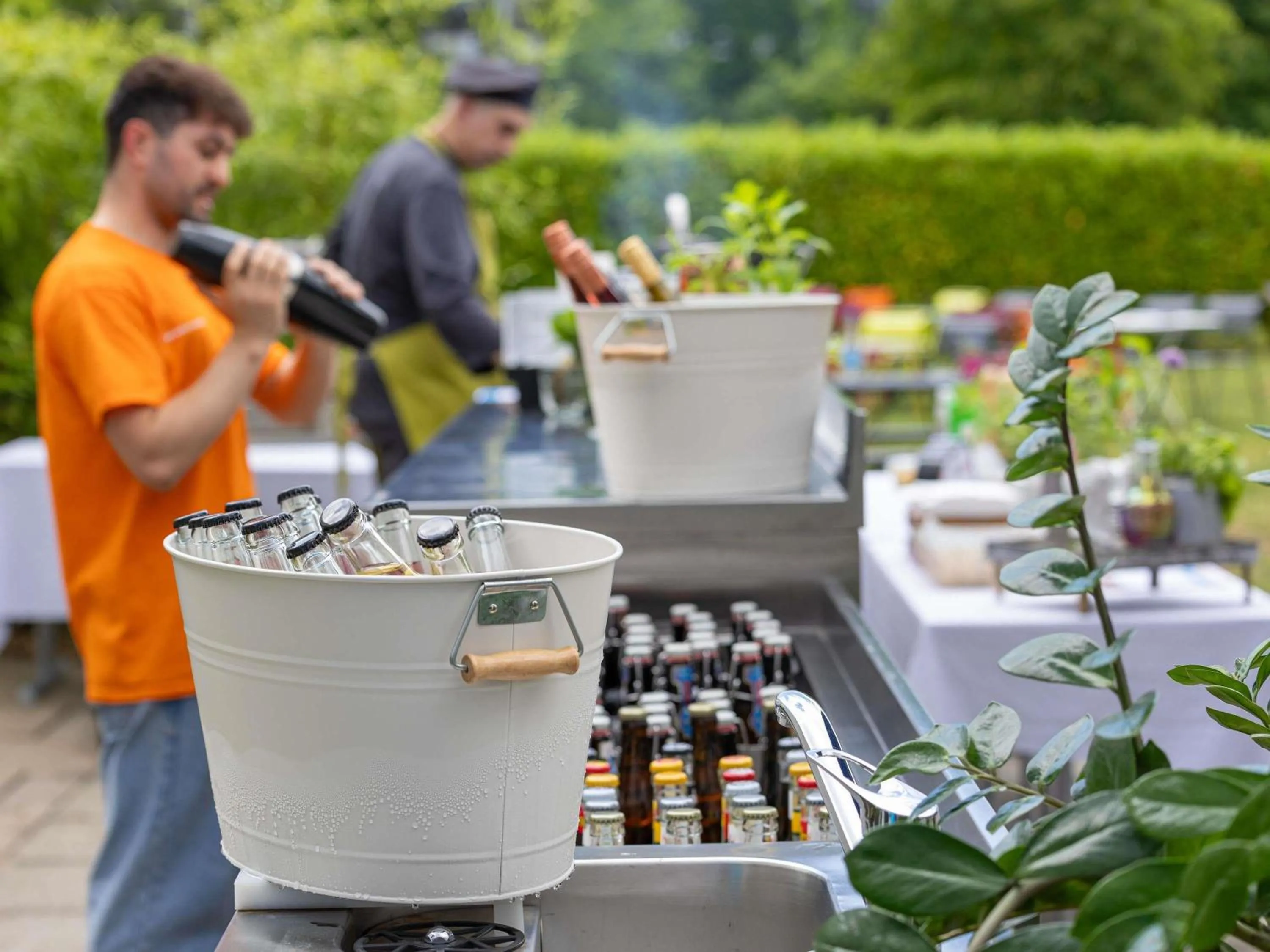 BBQ facilities in Greet hotel Darmstadt - an Accor hotel -