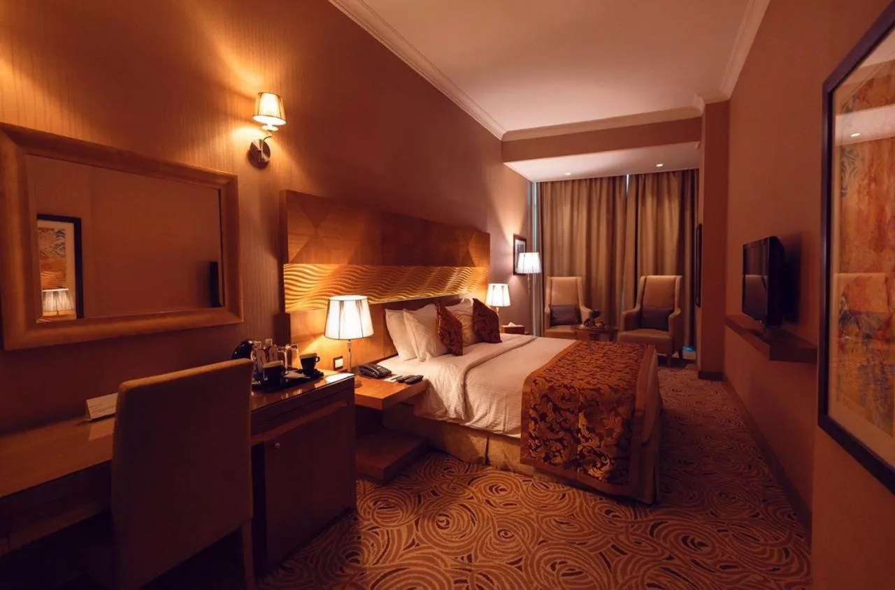 Bed in Coral Baghdad Hotel