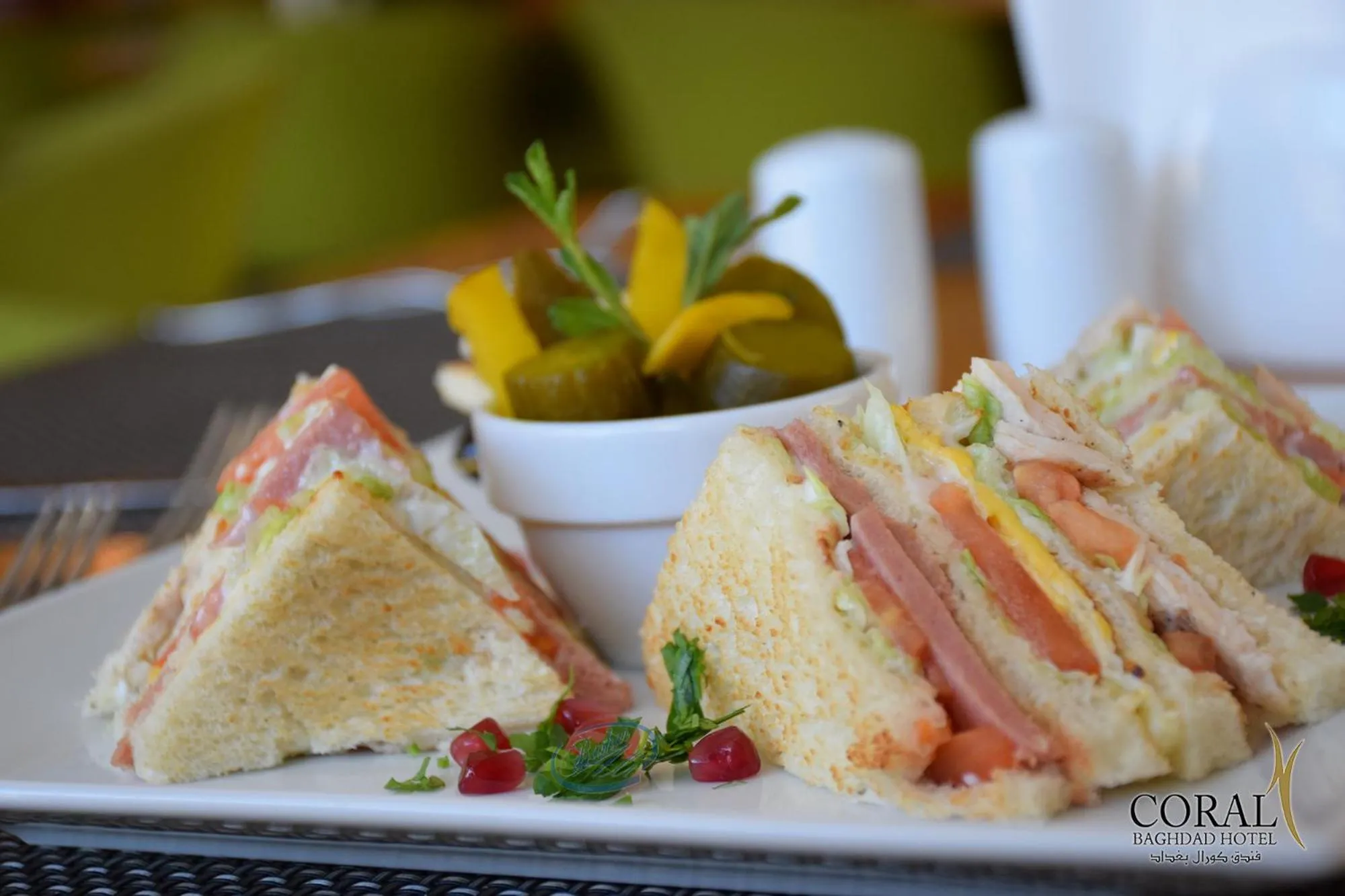 Food and drinks in Coral Baghdad Hotel