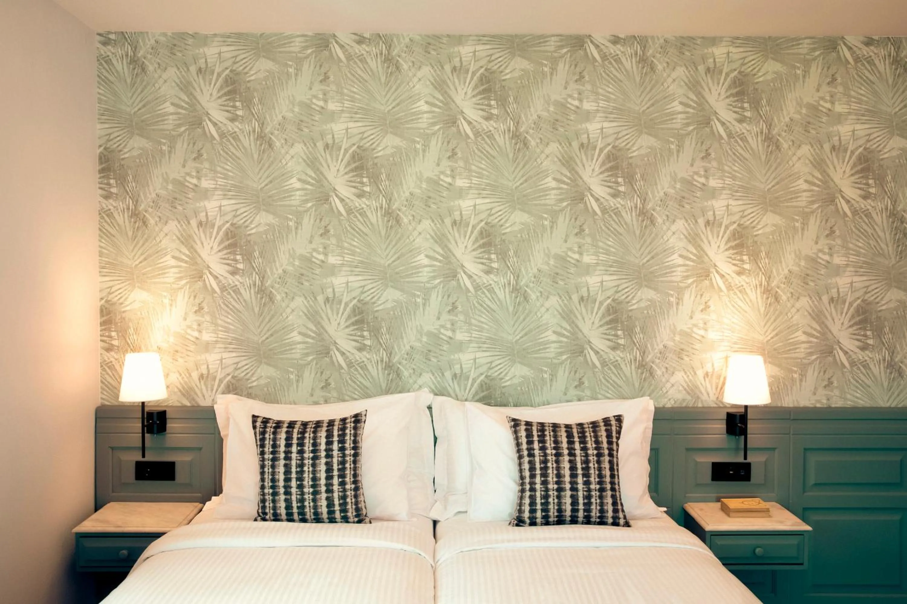 Bed in Zeus Eretria Resort