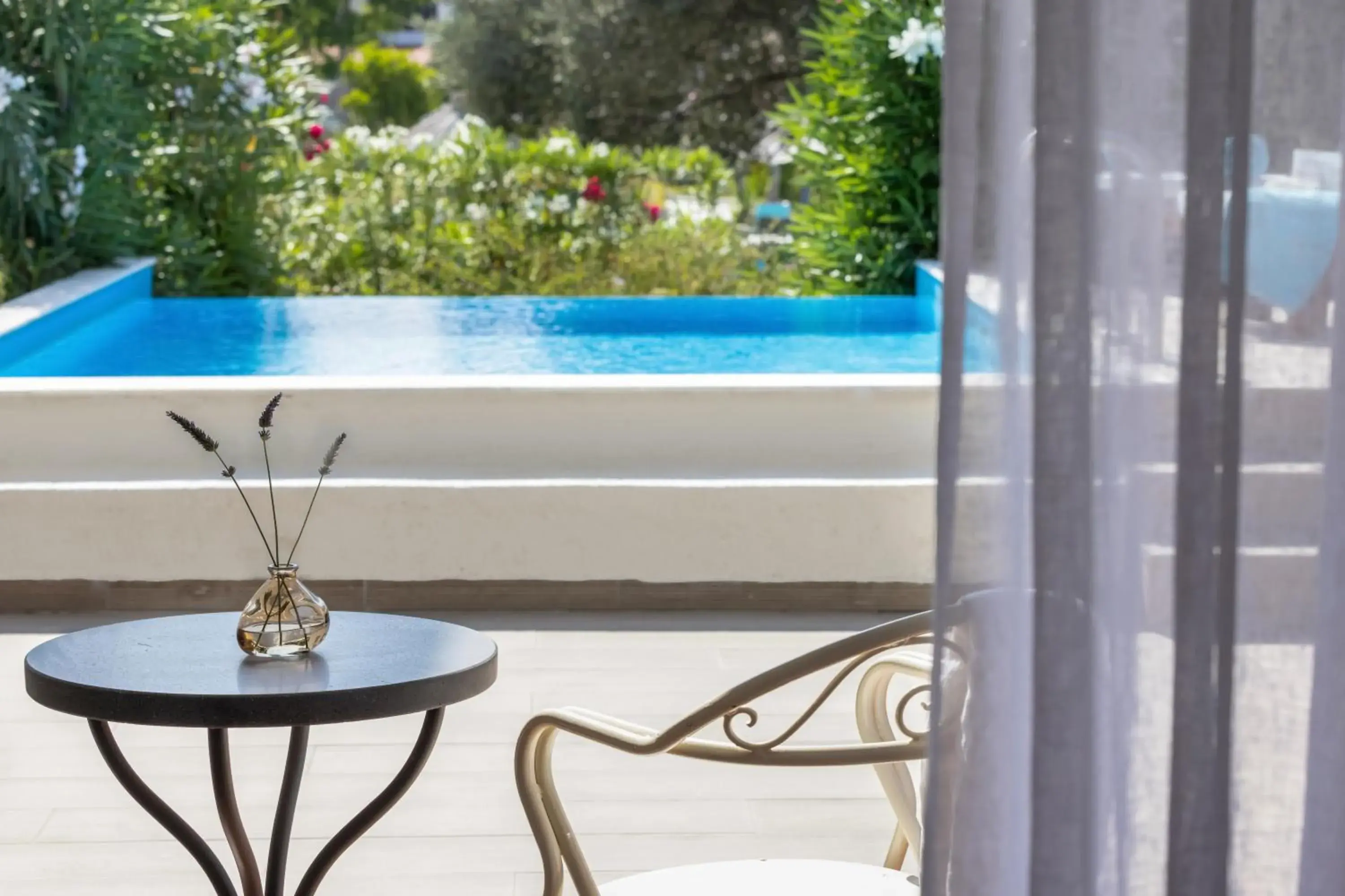 Pool view in Zeus Eretria Resort Pool view in Zeus Eretria Resort