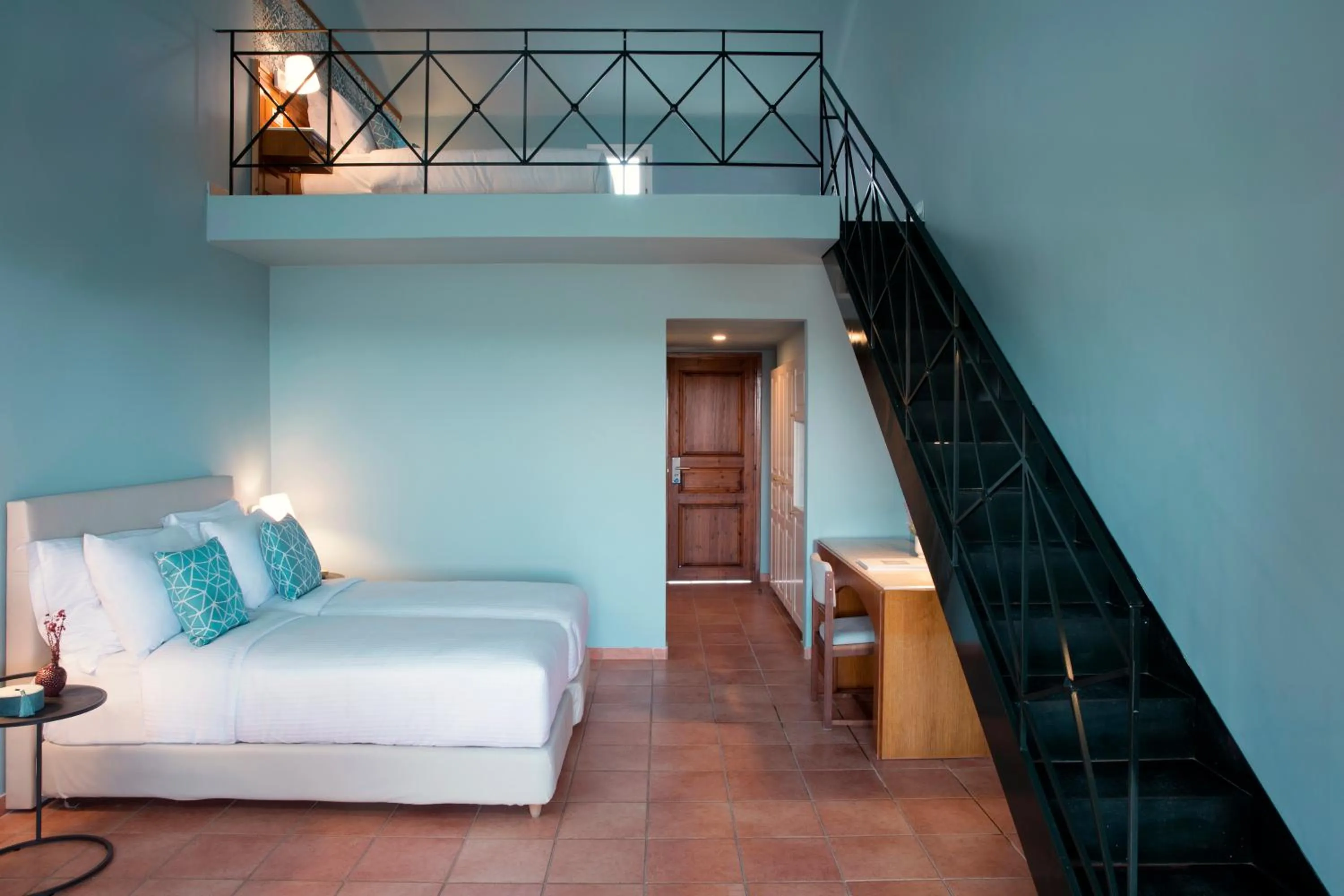 Bedroom, Bed in Zeus Eretria Resort