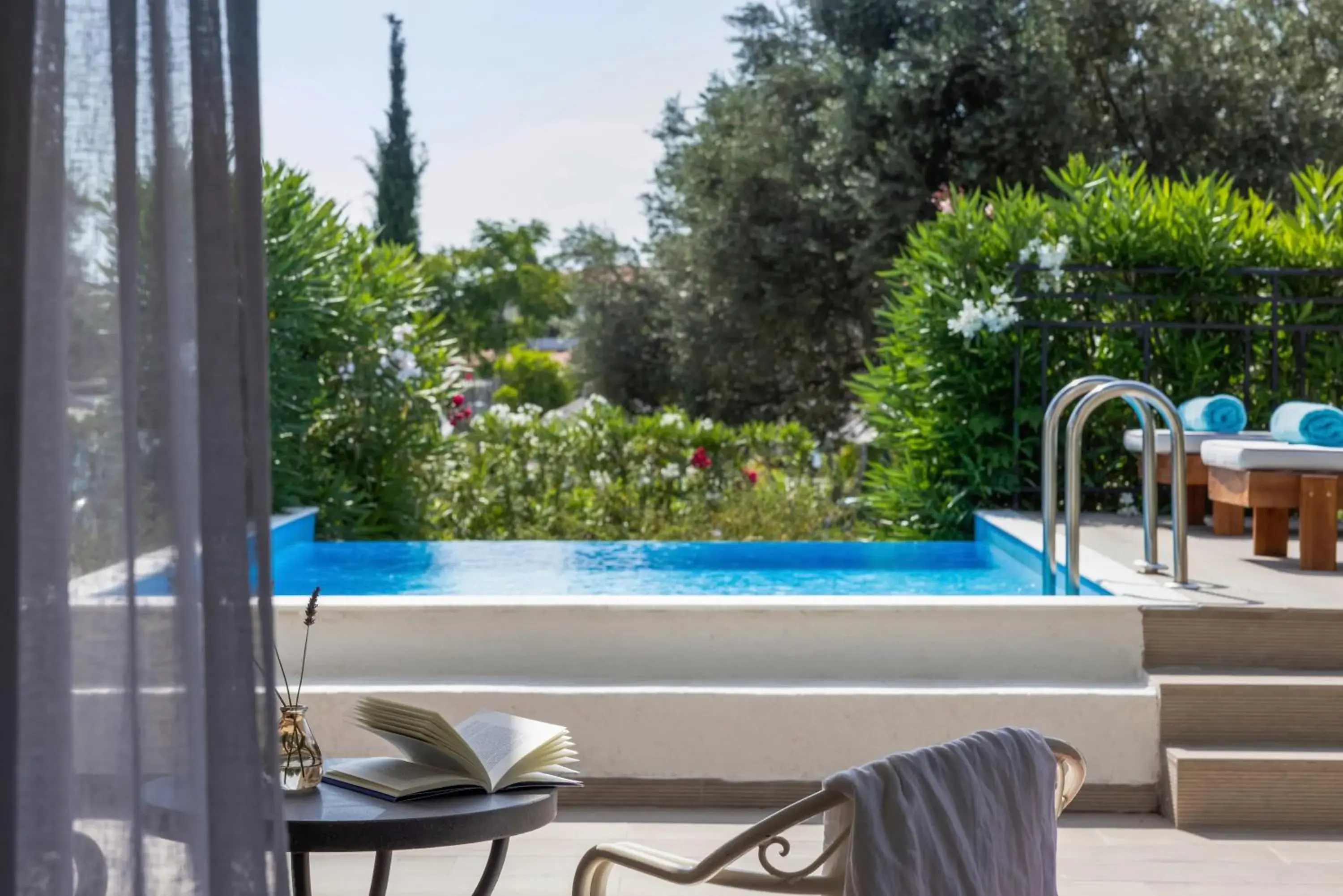 Pool view in Zeus Eretria Resort Pool view in Zeus Eretria Resort