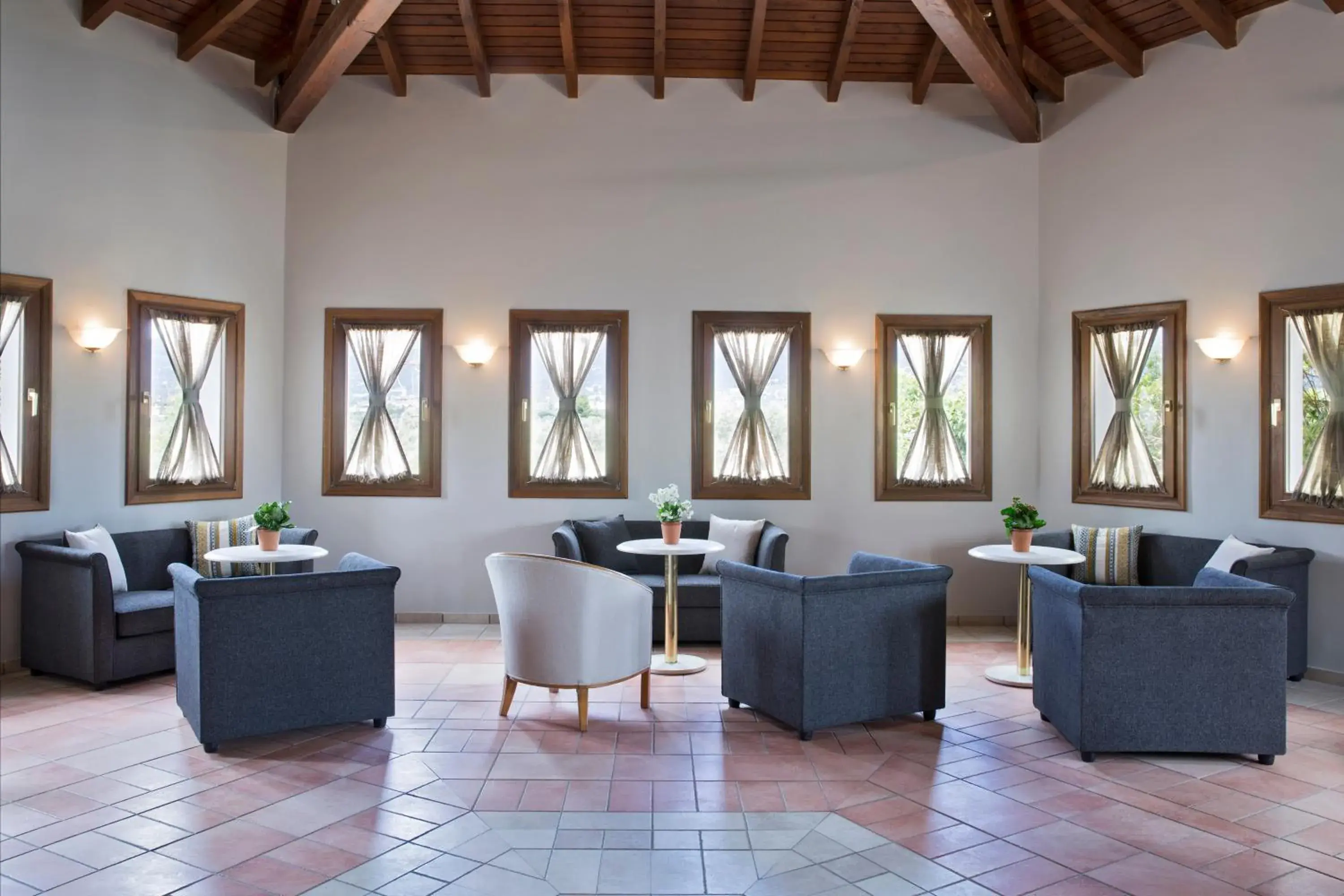 Seating area in Zeus Eretria Resort Seating area in Zeus Eretria Resort