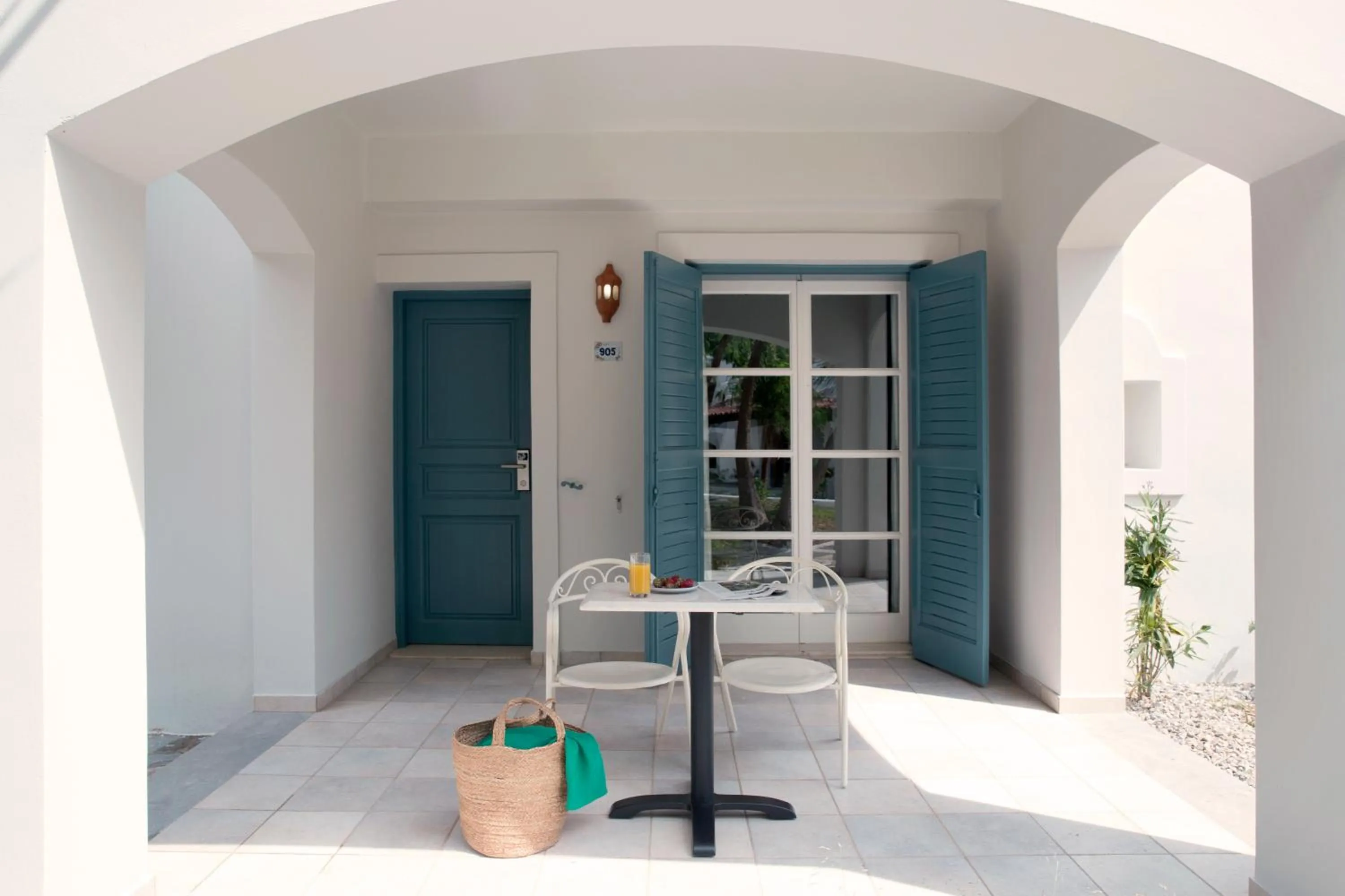 Seating area in Zeus Eretria Resort