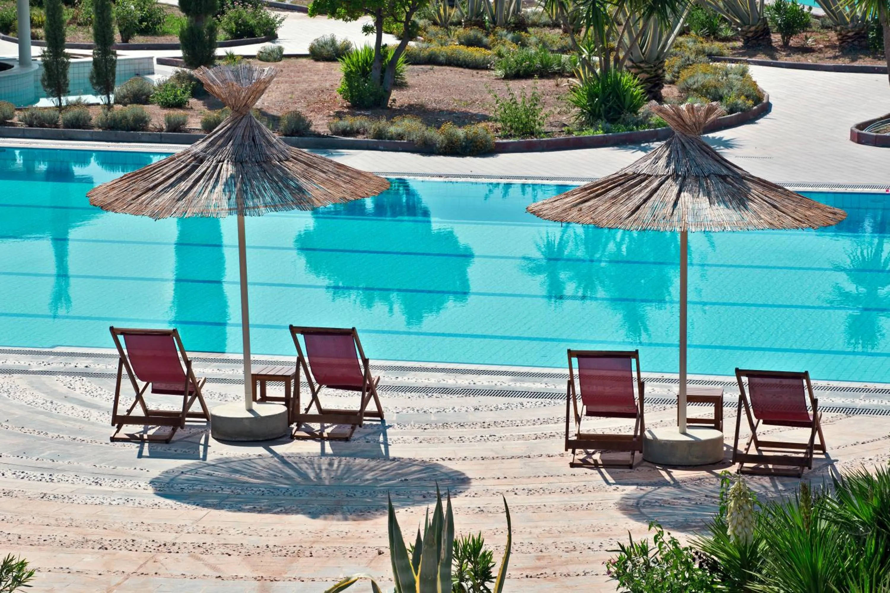 Pool view in Zeus Eretria Resort