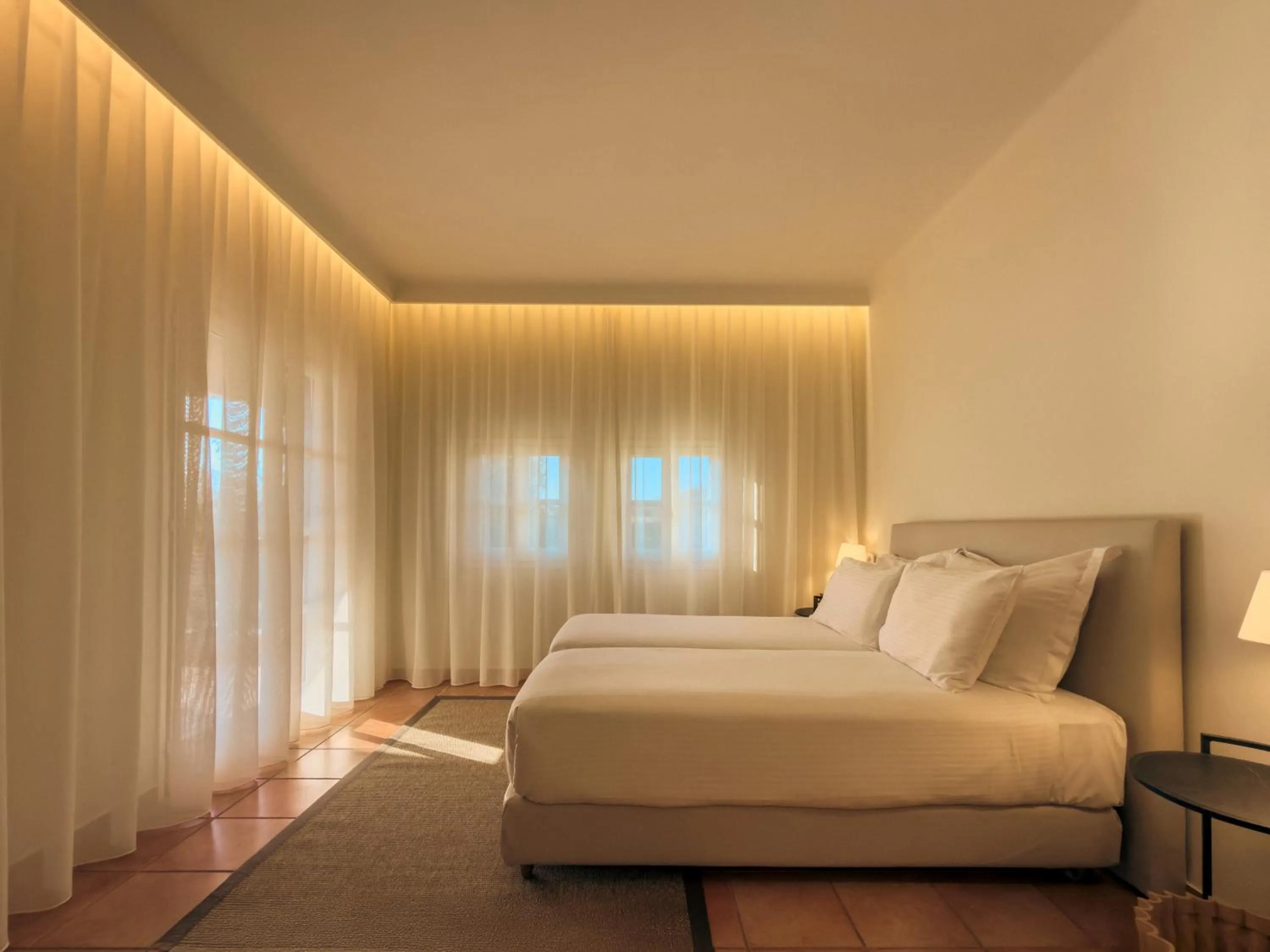 Bed in Zeus Eretria Resort