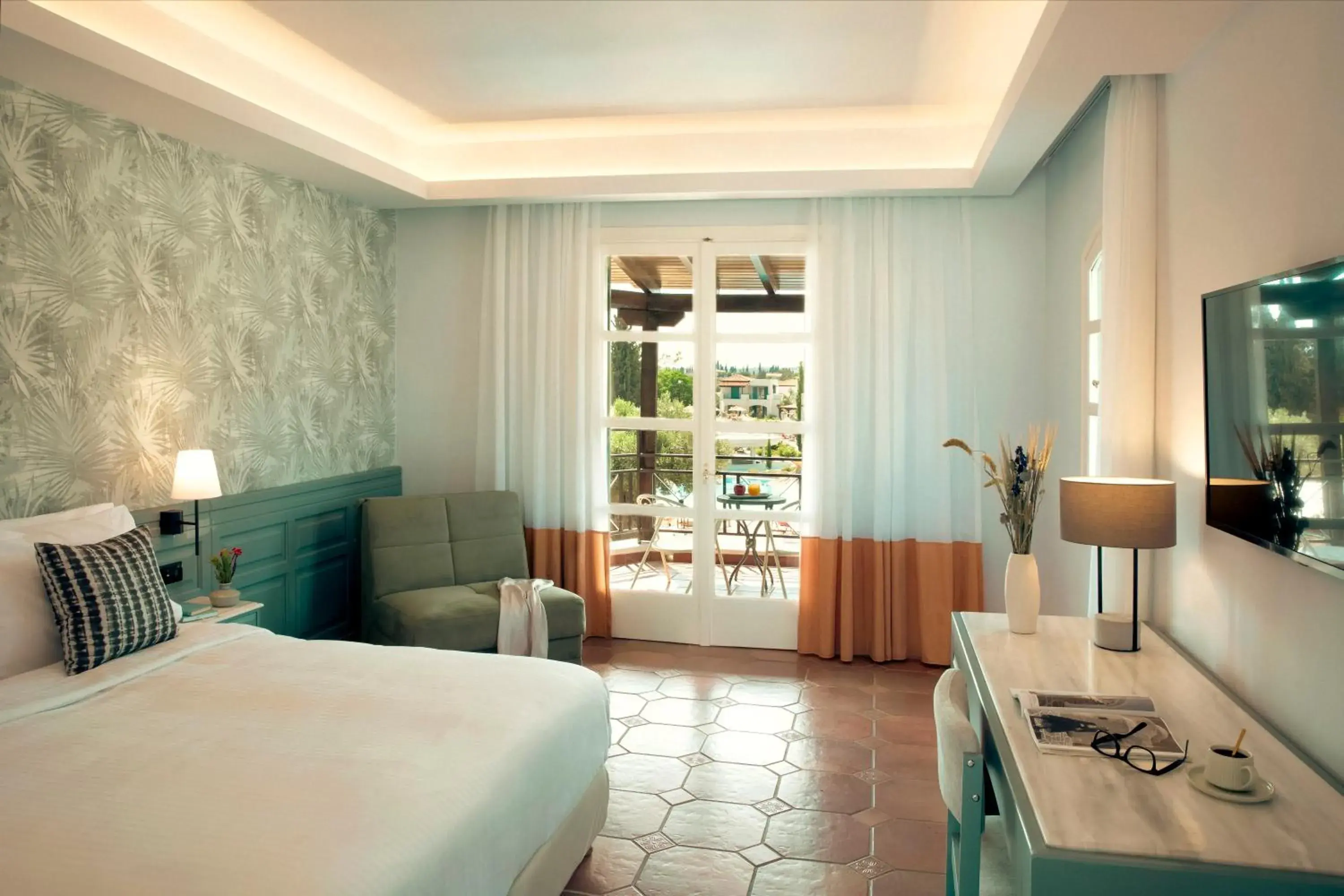 Harmony Bungalow Pool View in Zeus Eretria Resort Harmony Bungalow Pool View in Zeus Eretria Resort