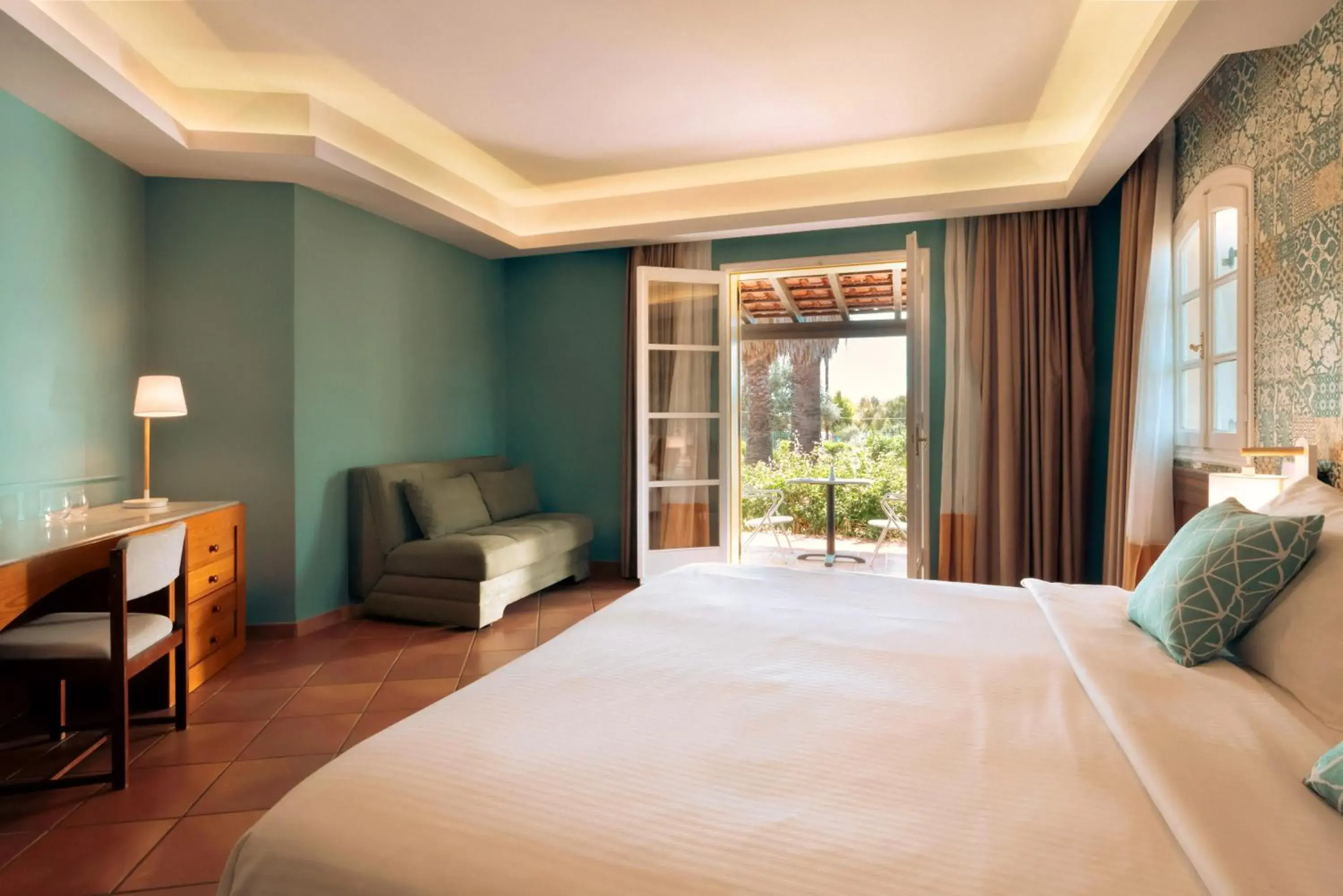 Family Bungalow with Garden View in Zeus Eretria Resort Family Bungalow with Garden View in Zeus Eretria Resort