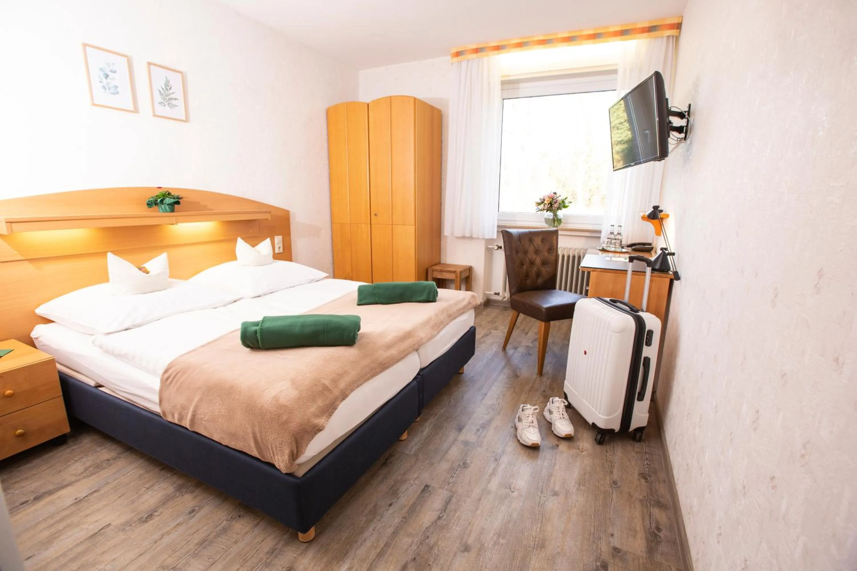 Bed in Hotel-Pension Haus Holtdirk