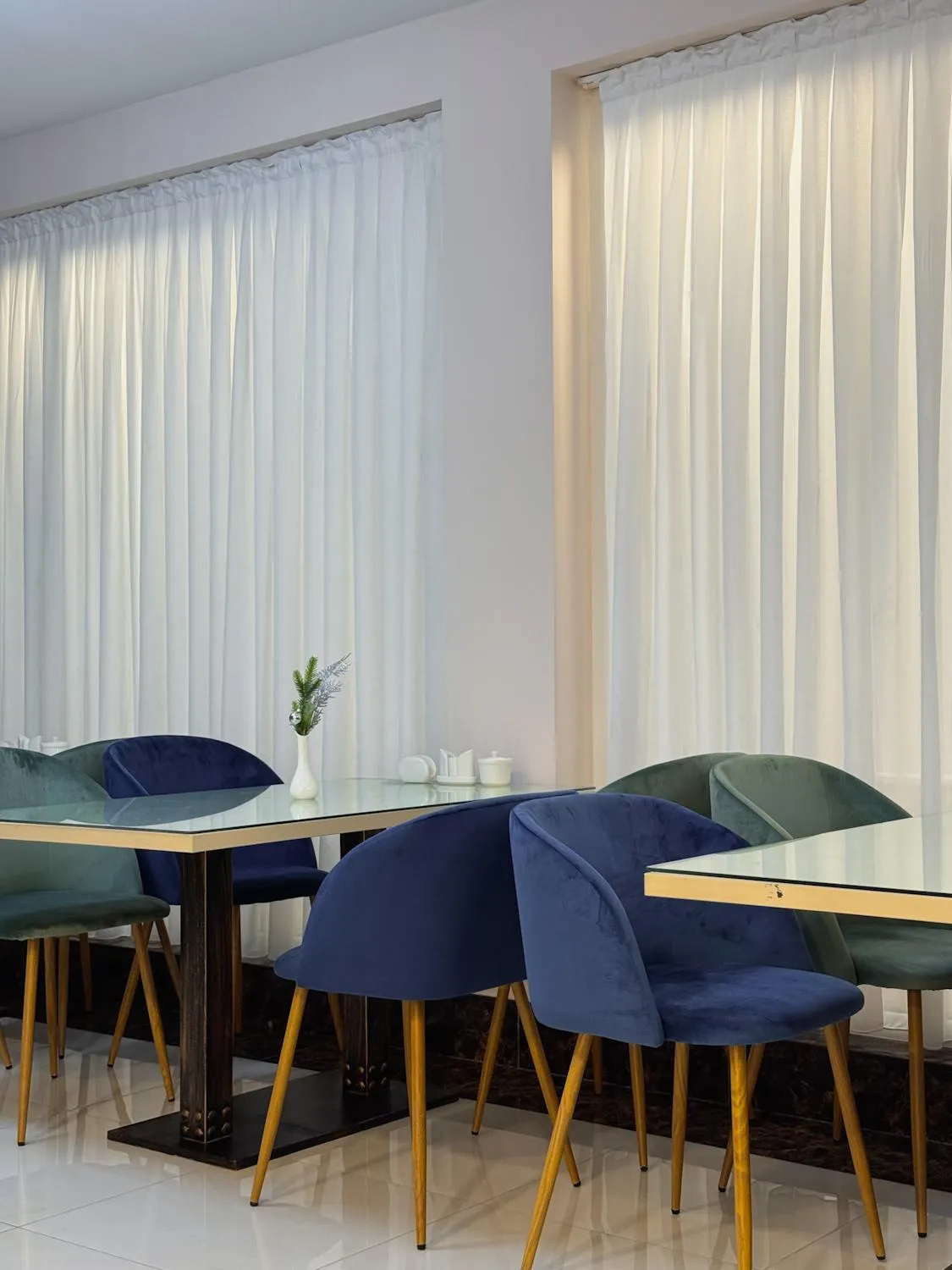 Seating area in Musafir Hotel