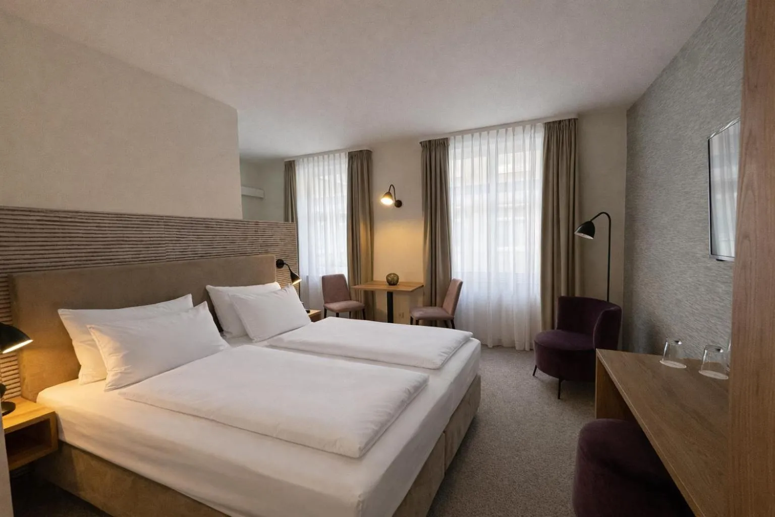 Photo of the whole room, Bed in DORMERO Aparthotel Stralsund