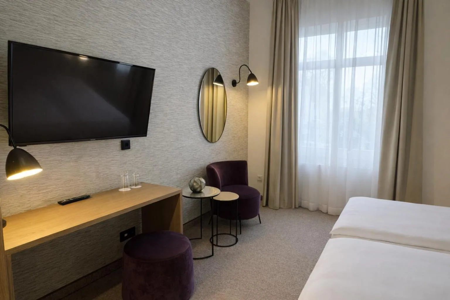 Photo of the whole room, Bed in DORMERO Aparthotel Stralsund