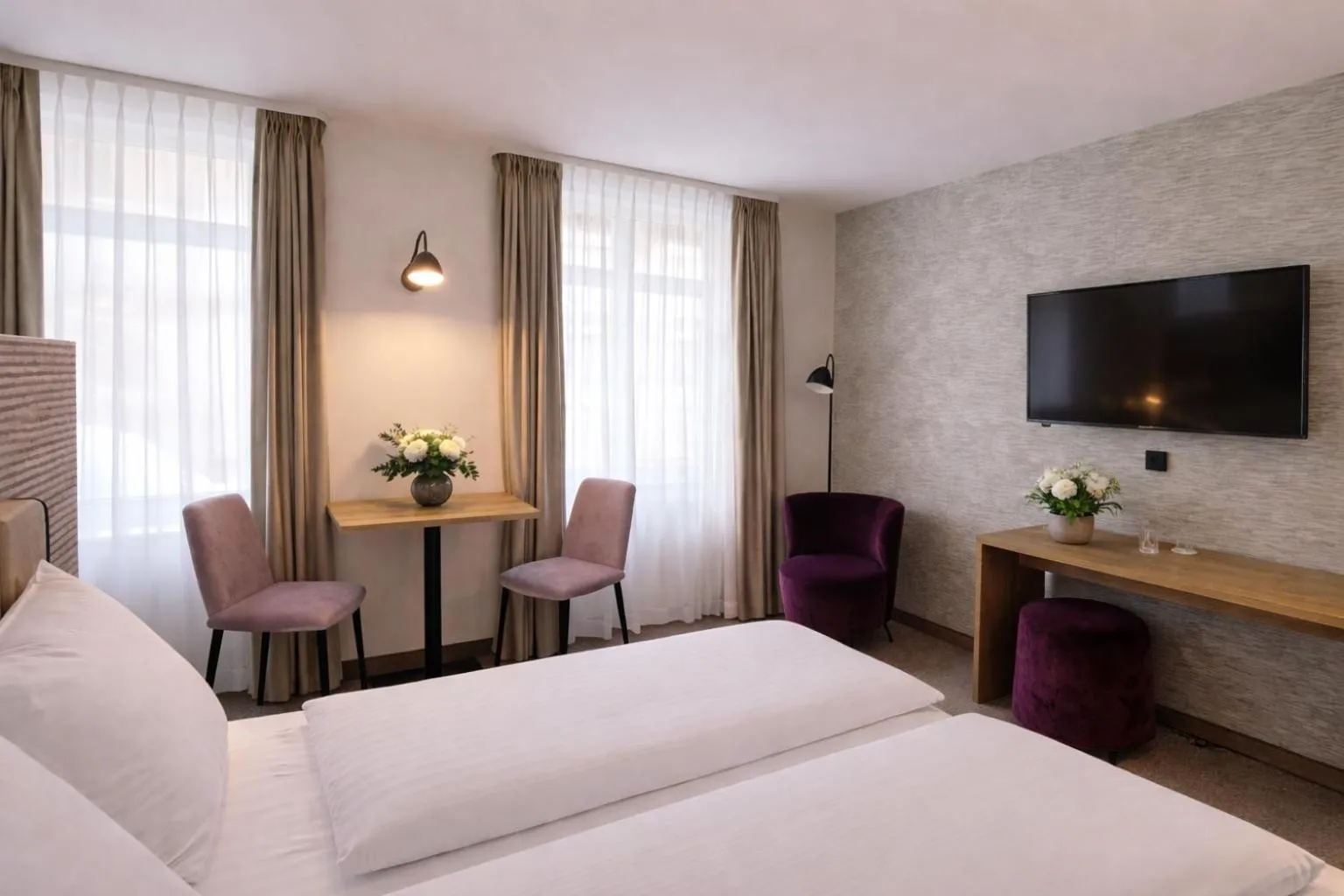 Photo of the whole room, Bed in DORMERO Aparthotel Stralsund