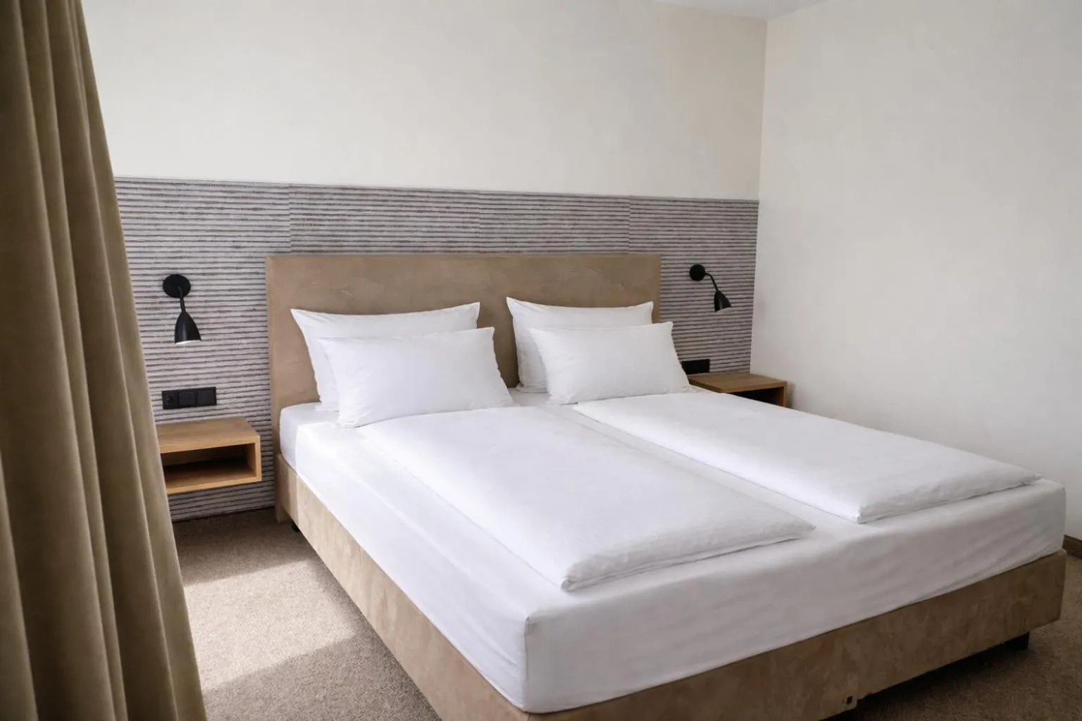 Photo of the whole room, Bed in DORMERO Aparthotel Stralsund