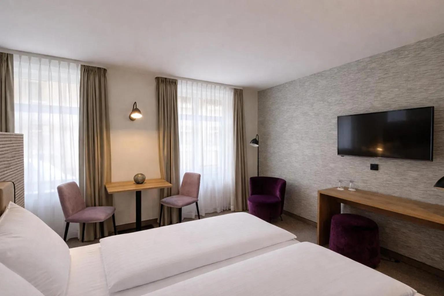Photo of the whole room, Bed in DORMERO Aparthotel Stralsund