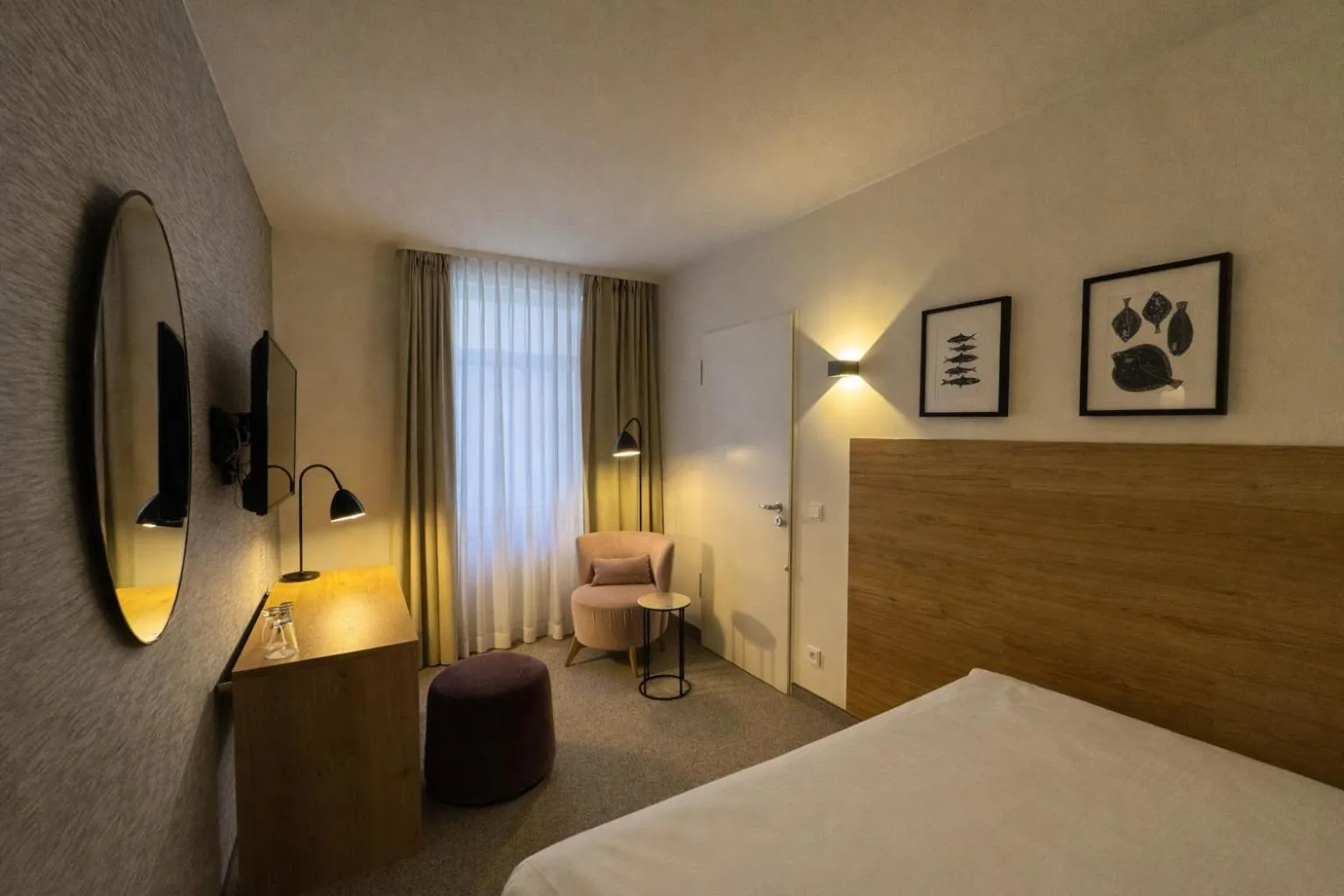 Photo of the whole room, Bed in DORMERO Aparthotel Stralsund
