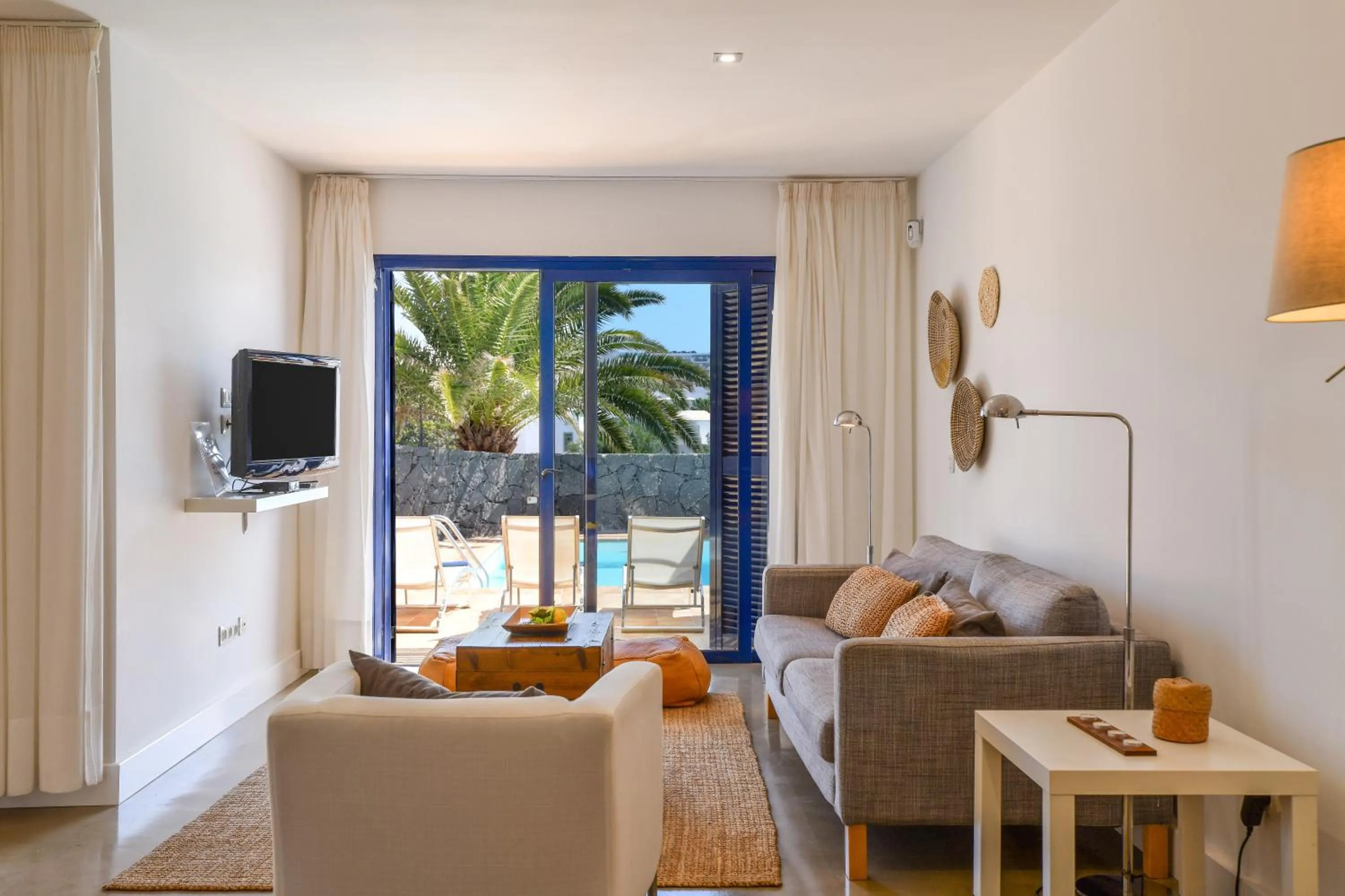 Living room in Coloradas Beach Villa