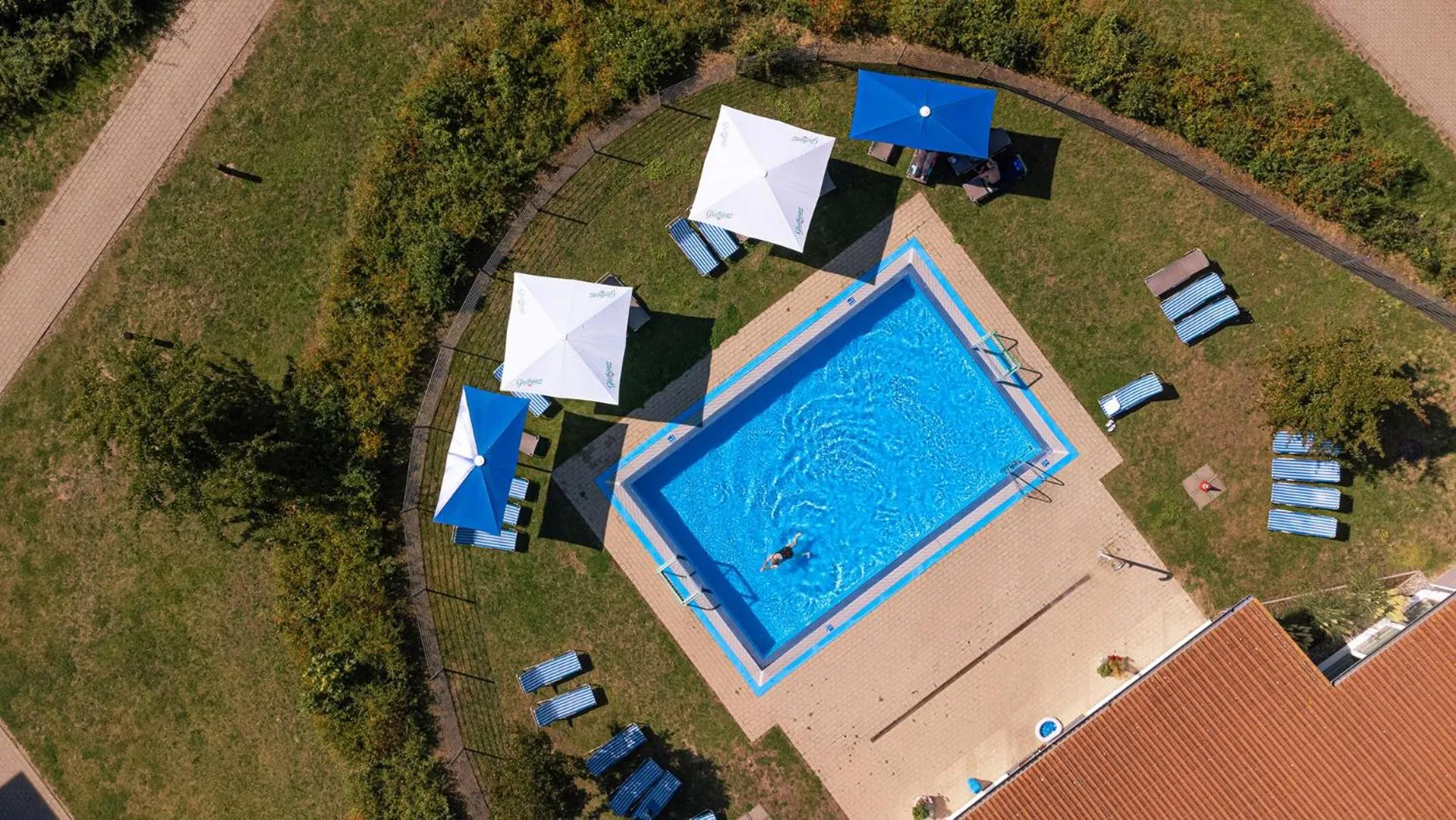 Bird's eye view in BEECH Resort Boltenhagen