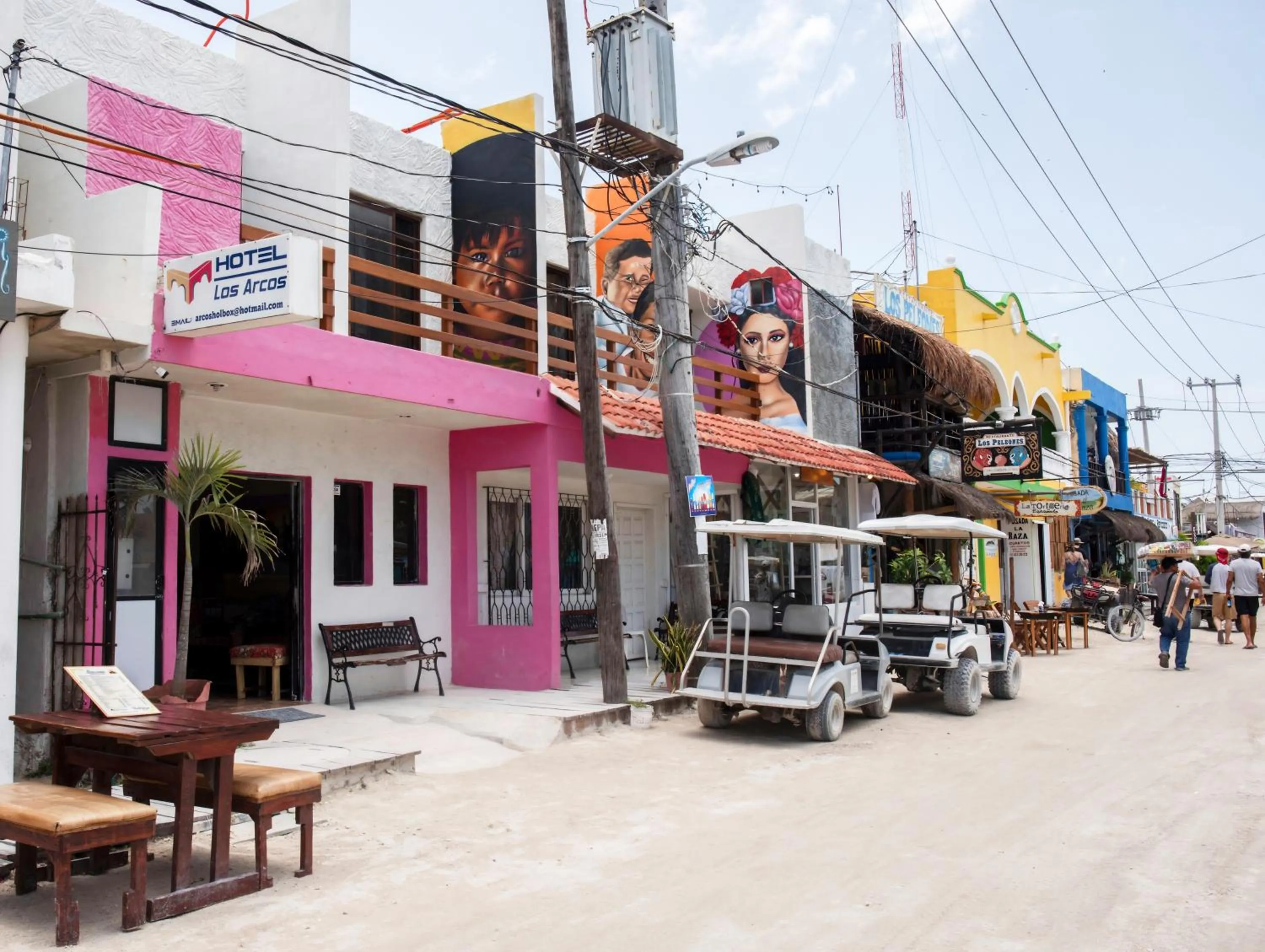 Property building in Hotel Los Arcos Holbox