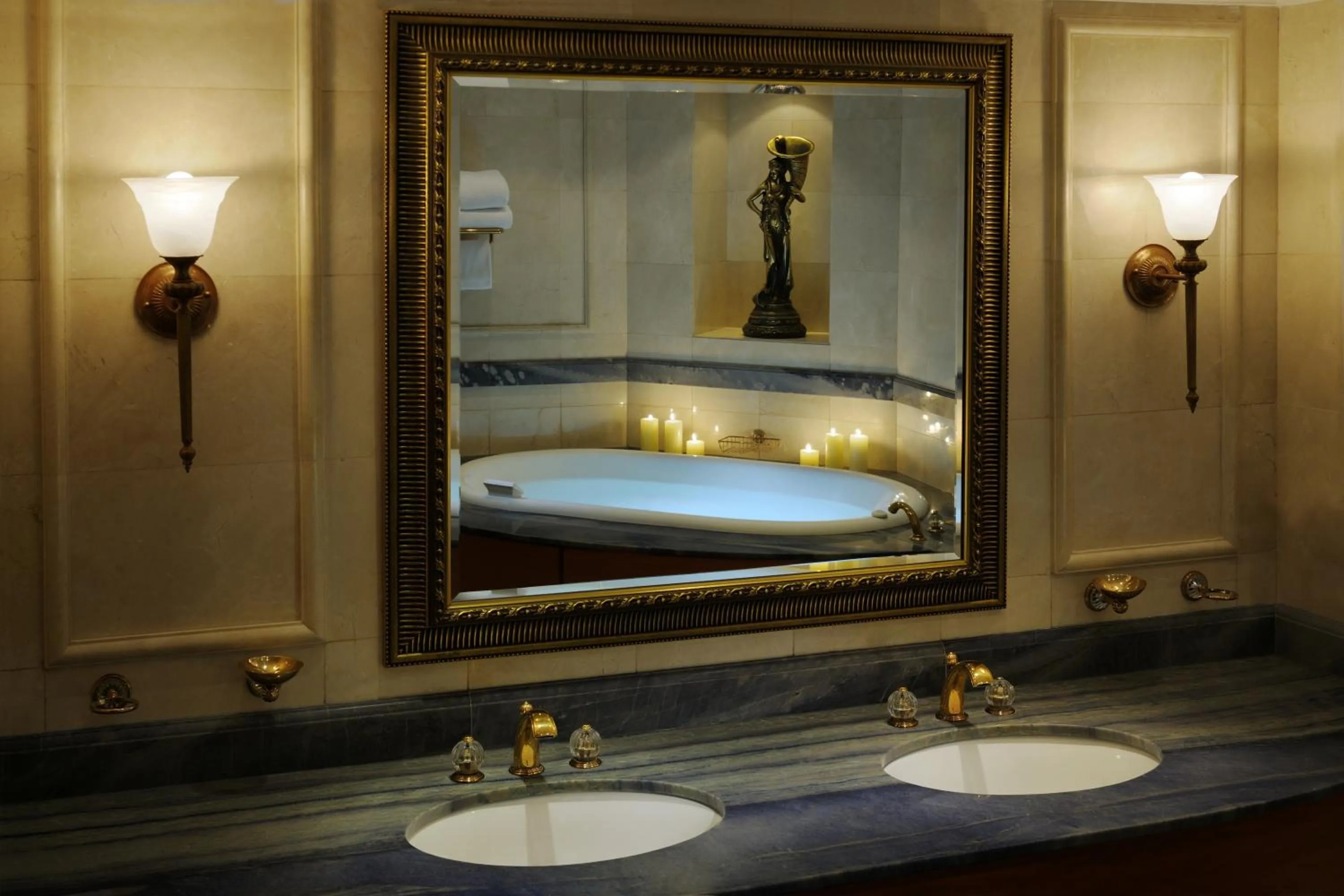 Bathroom in The Bristol Hotel by Royal Orchid Hotel Management
