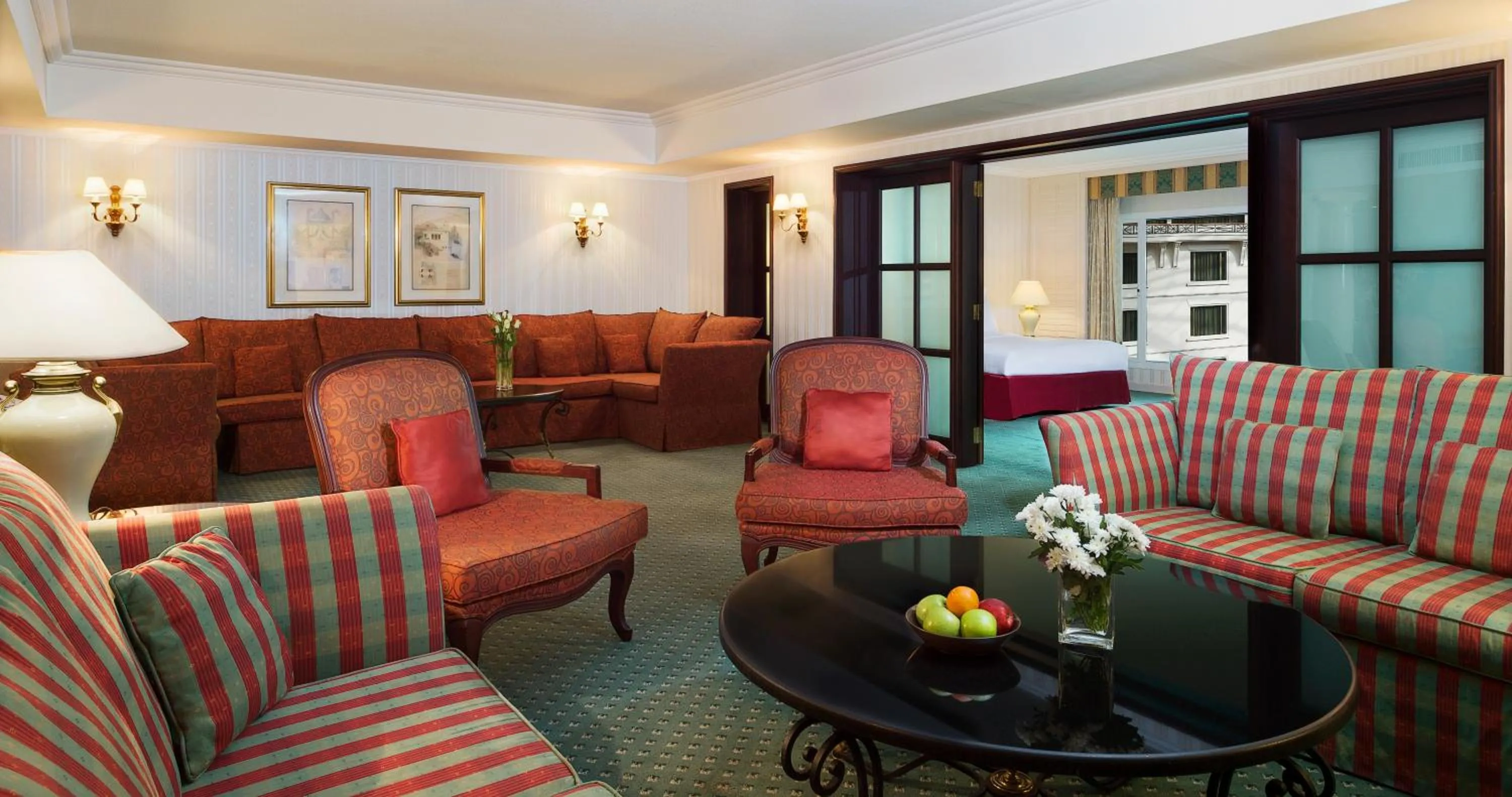 Living room in The Bristol Hotel by Royal Orchid Hotel Management