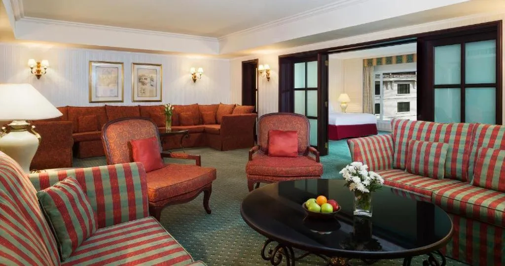 Living room in The Bristol Hotel by Royal Orchid Hotel Management