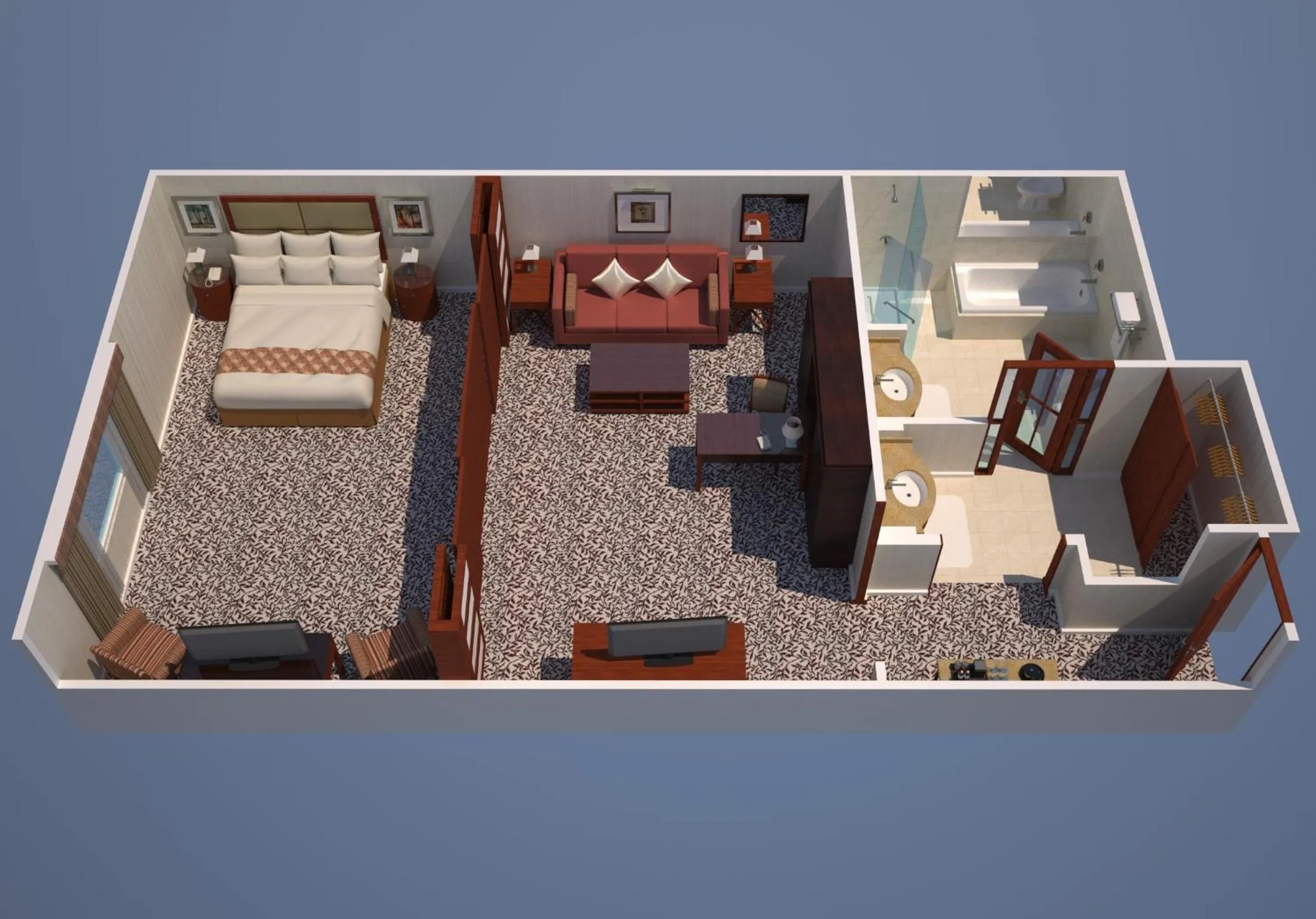 Photo of the whole room in The Bristol Hotel by Royal Orchid Hotel Management