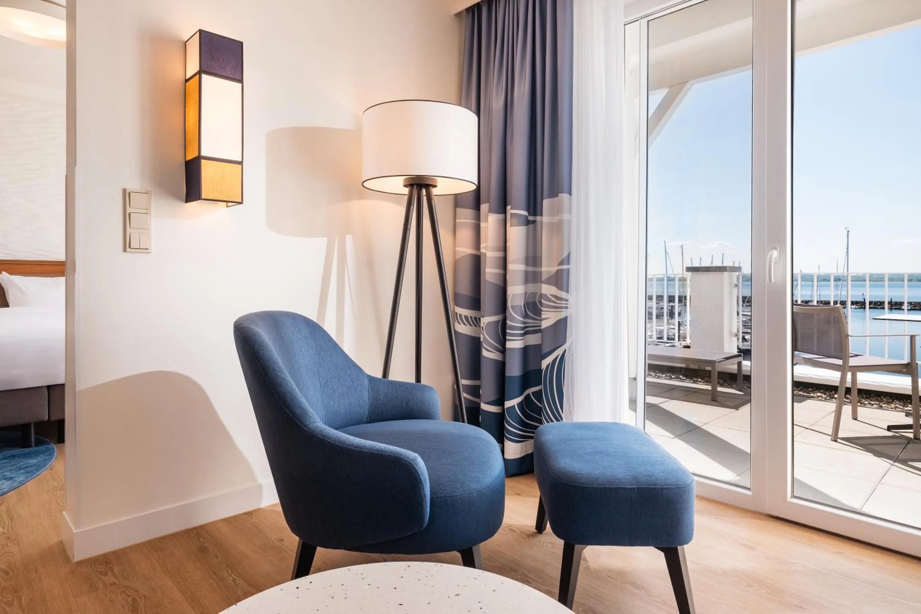 Seating area in Lindner Hotel Boltenhagen, part of JdV by Hyatt