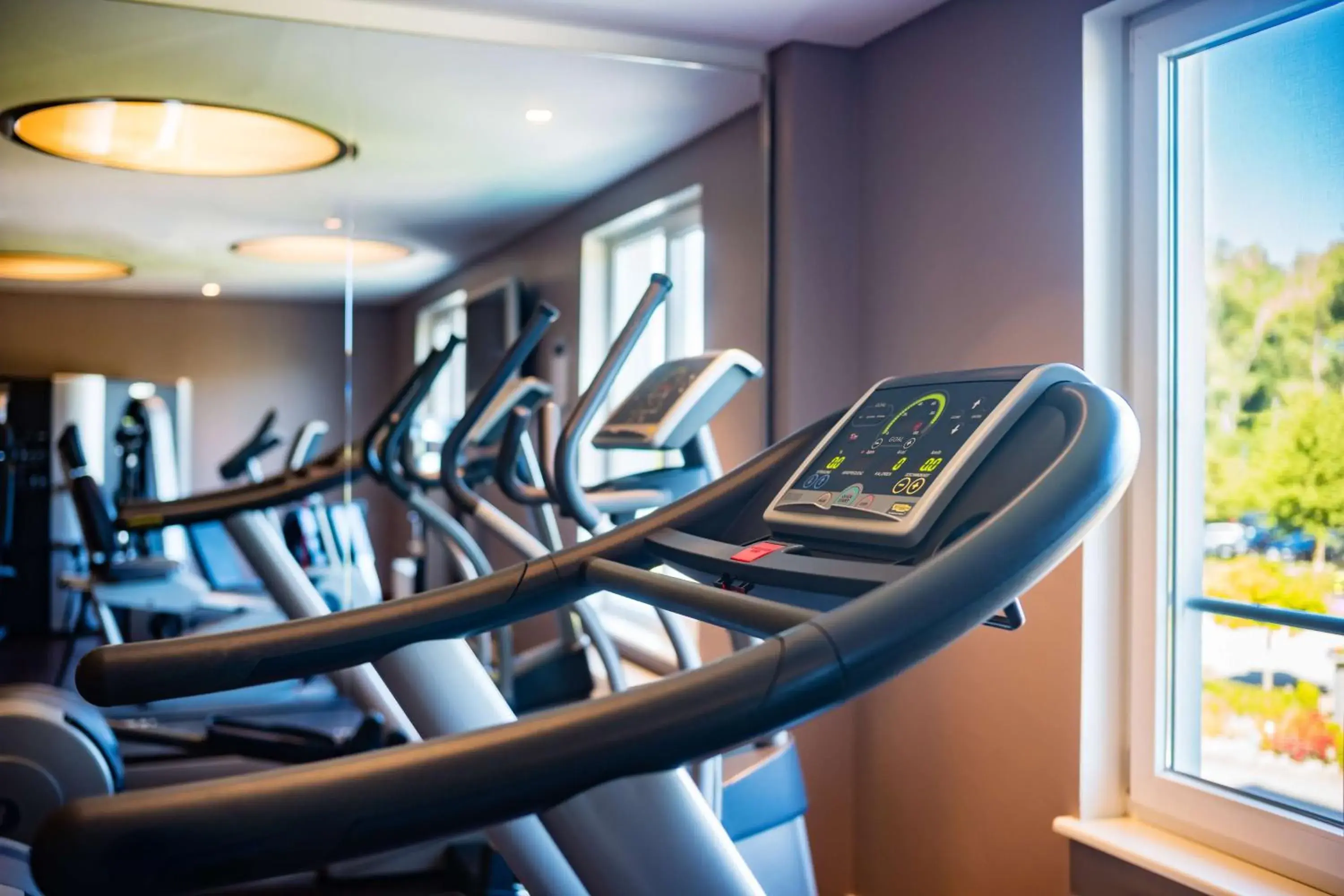 Fitness centre/facilities in Lindner Hotel Boltenhagen, part of JdV by Hyatt Fitness centre/facilities in Lindner Hotel Boltenhagen, part of JdV by Hyatt
